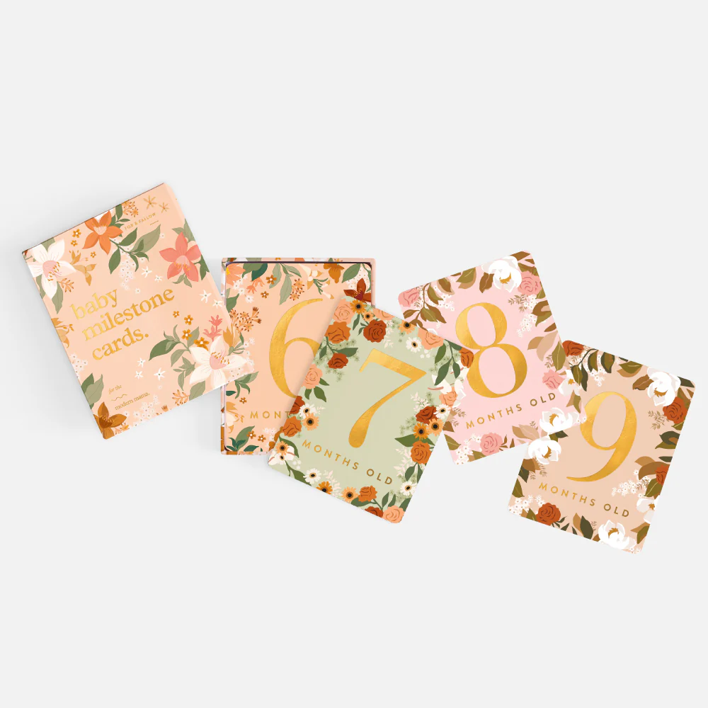 Baby Milestone Cards - Floral - Image 9