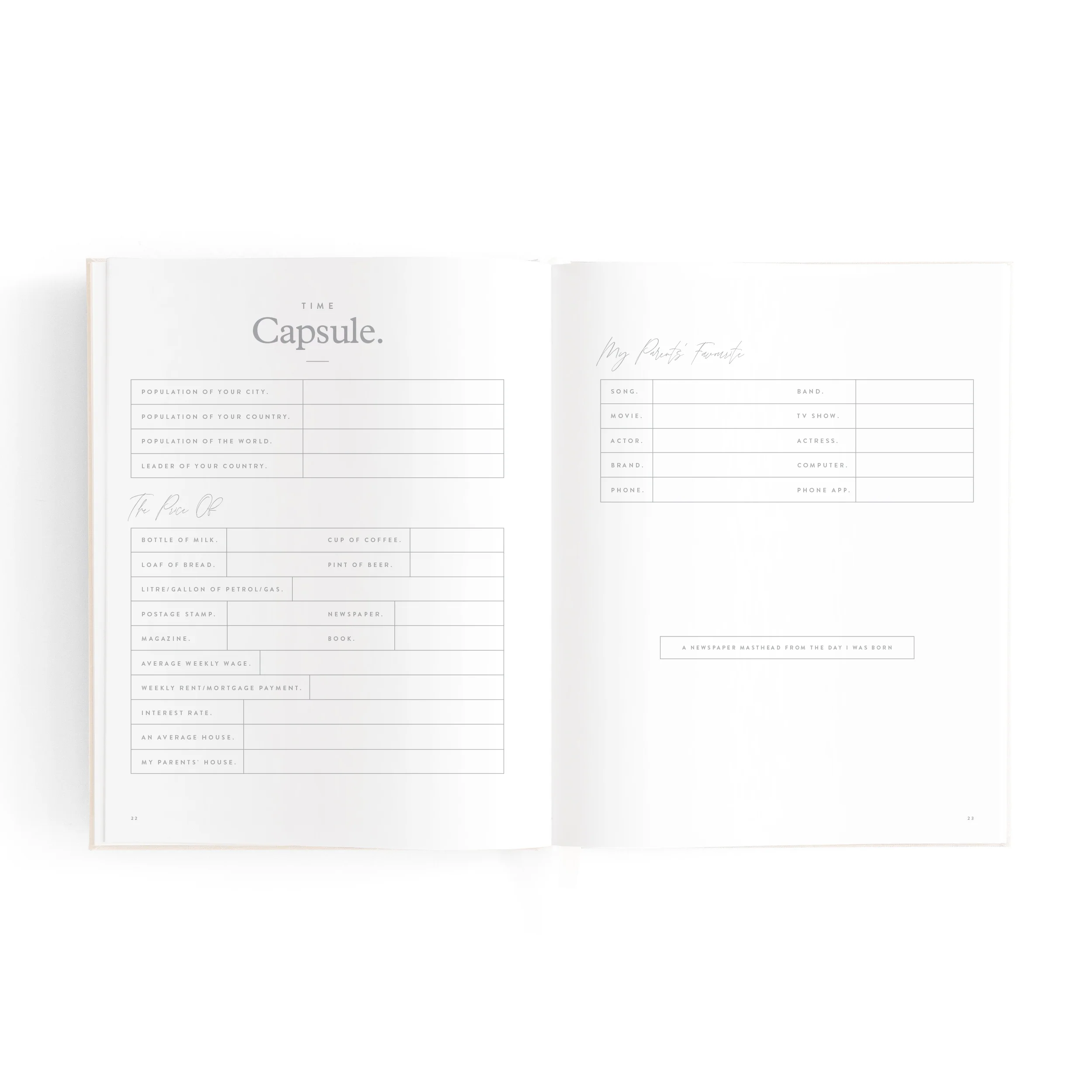 Mini Baby Book - Oatmeal - Image 10