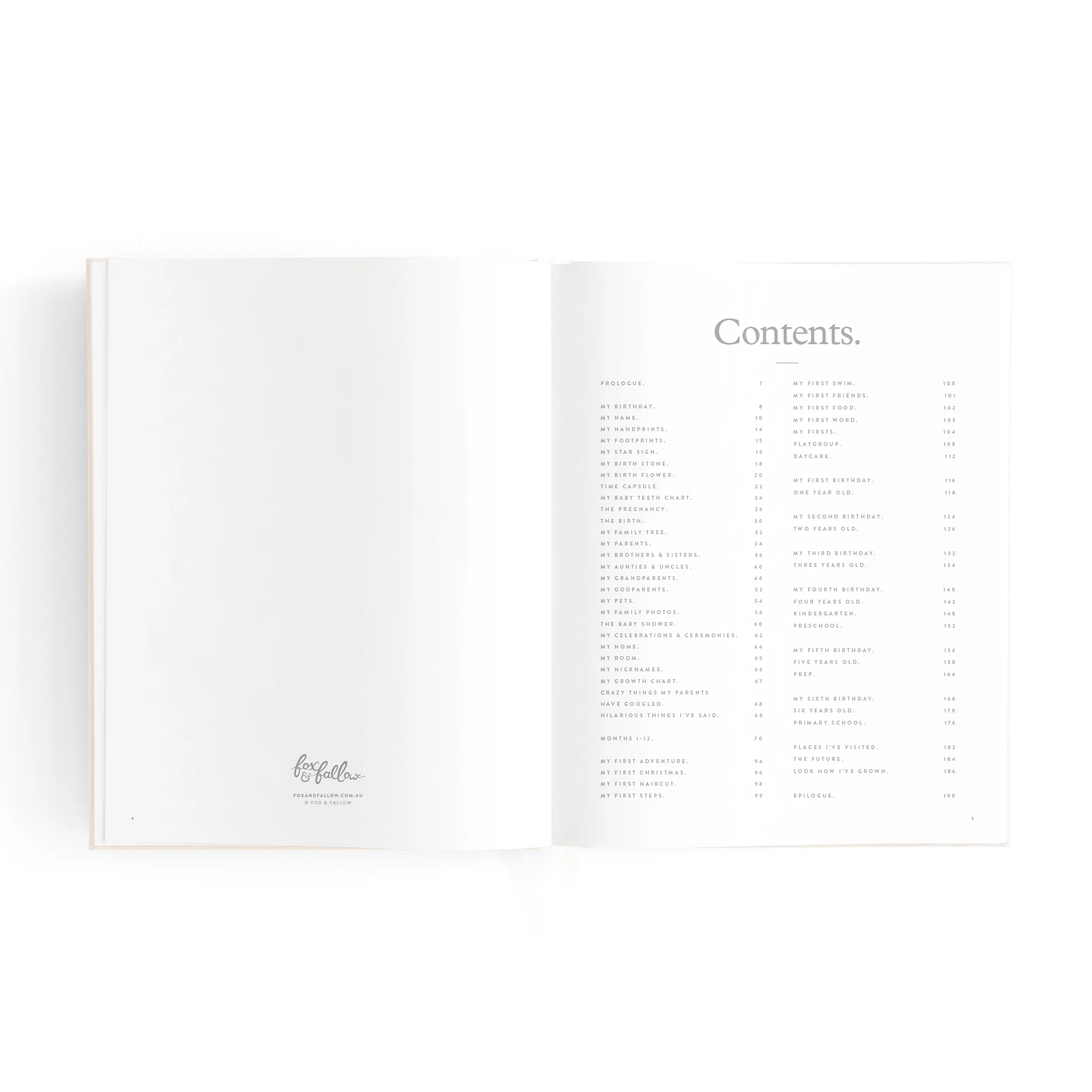 Mini Baby Book - Oatmeal - Image 5