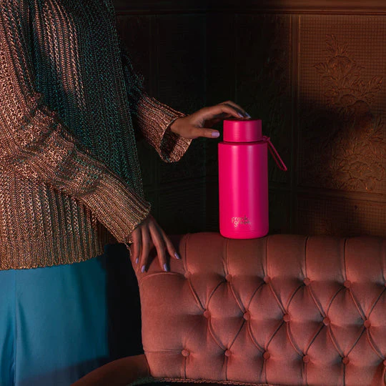 Drink Bottle 1L - Neon Pink - Image 2