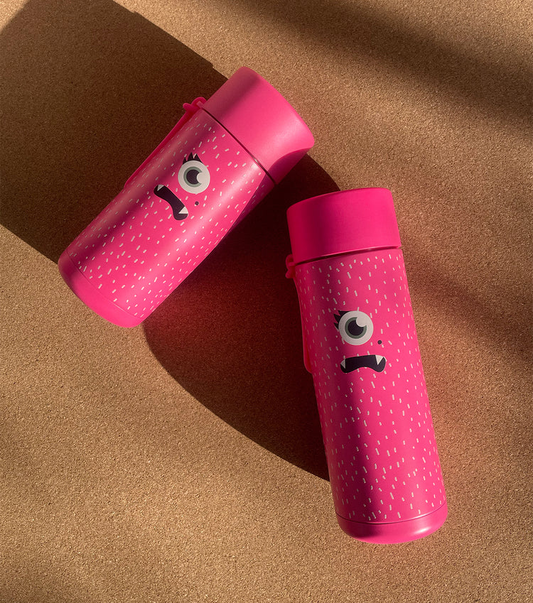 Frankster Drink Bottle 595ml - Neon Pink/Piper - Image 2
