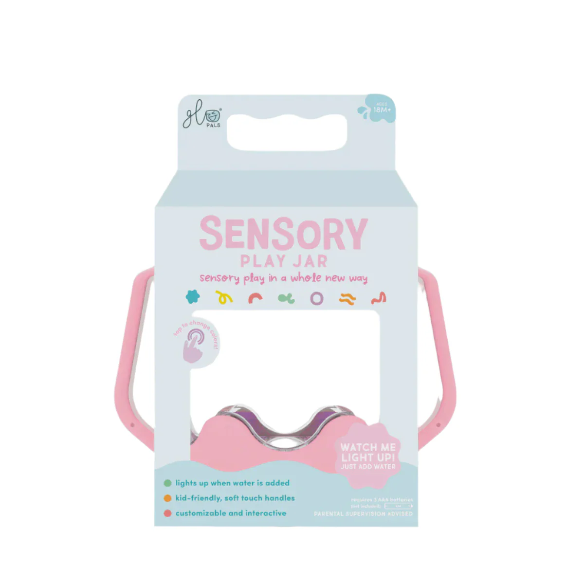 Sensory Play Jar - Pink