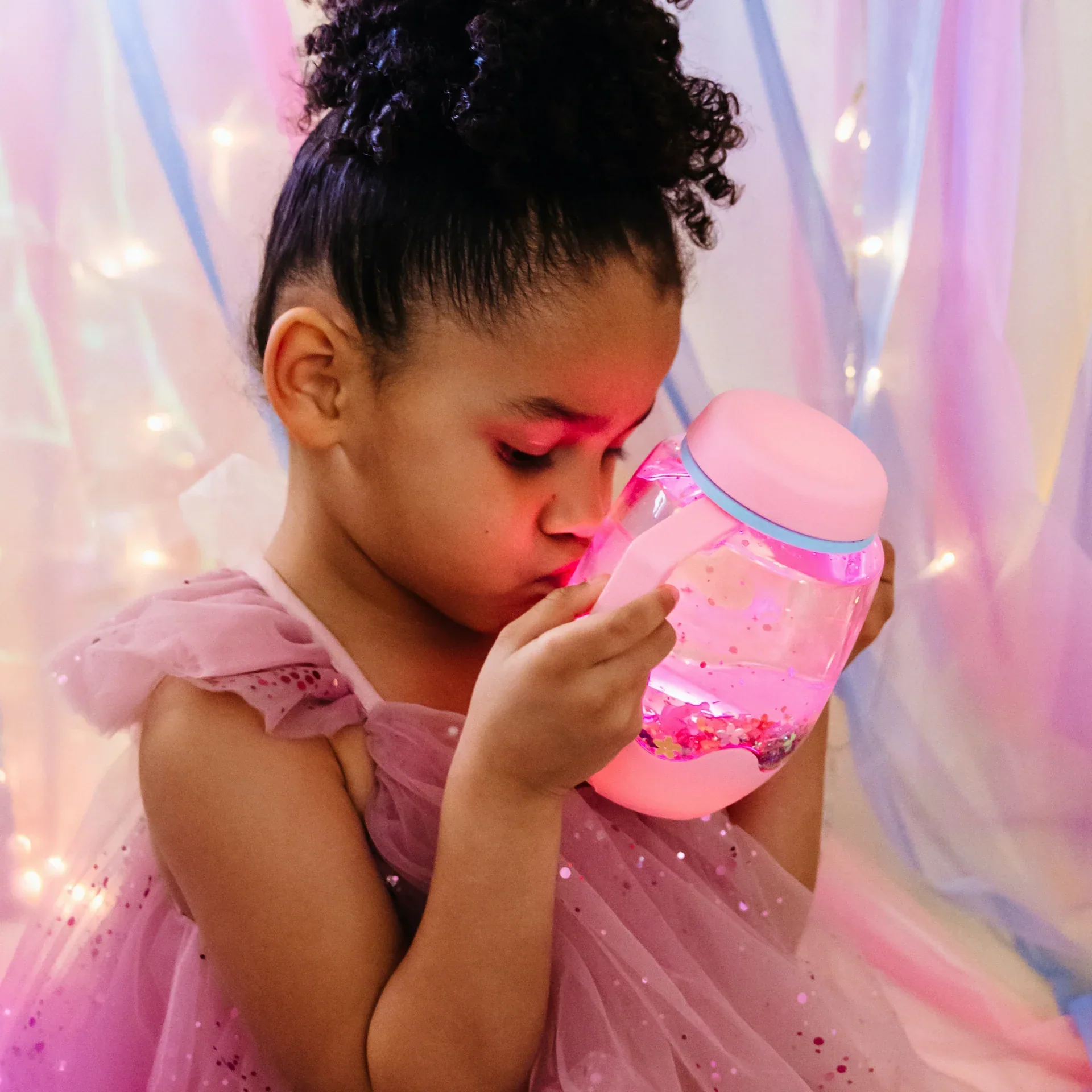 Sensory Play Jar - Pink - Image 2