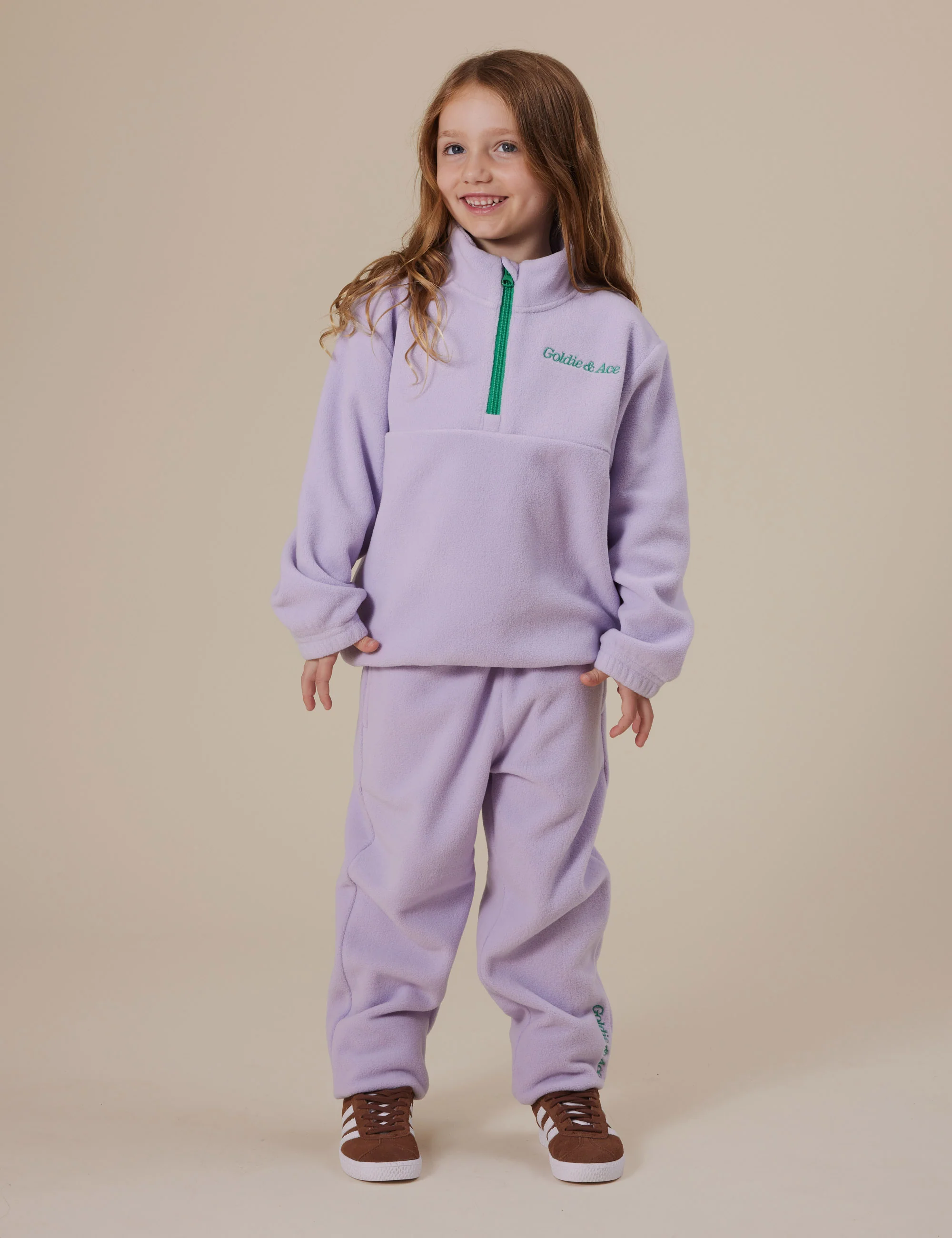 Goldie + Ace Bobbi Polar Fleece Sweater Lilac - Image 7