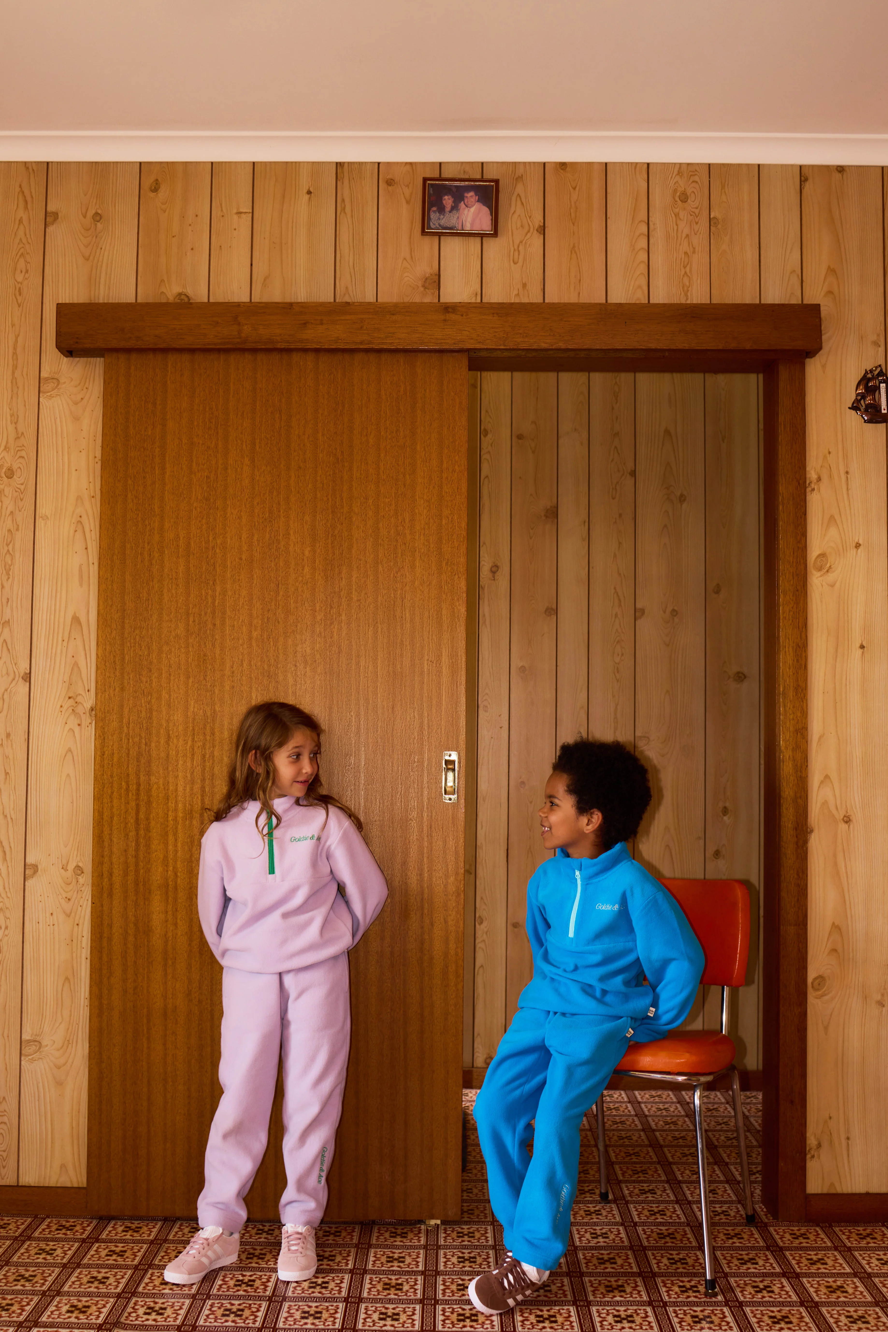 Goldie + Ace Bobbi Polar Fleece Sweater Lake - Image 4