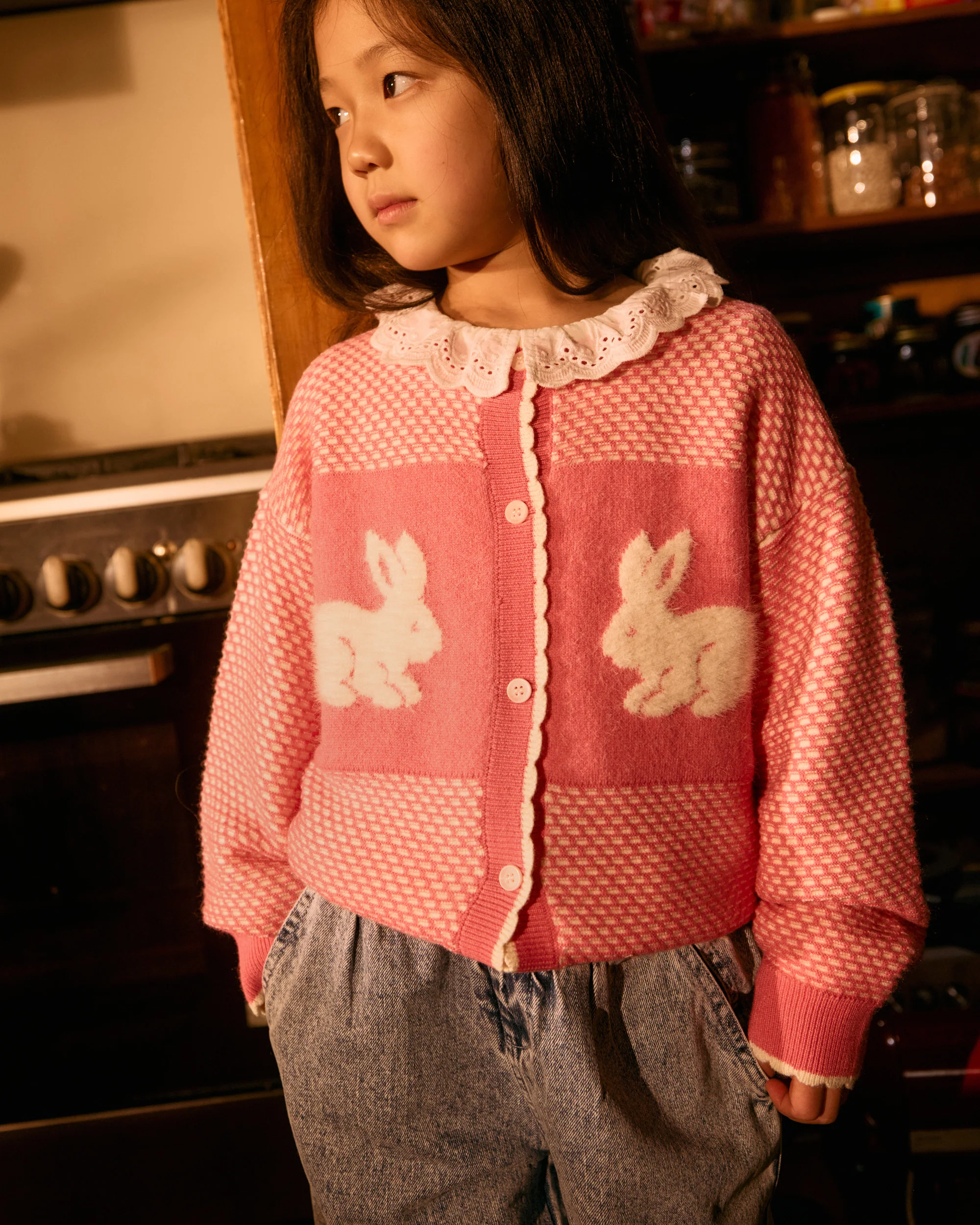 Bunny Knit Cardigan - Image 5