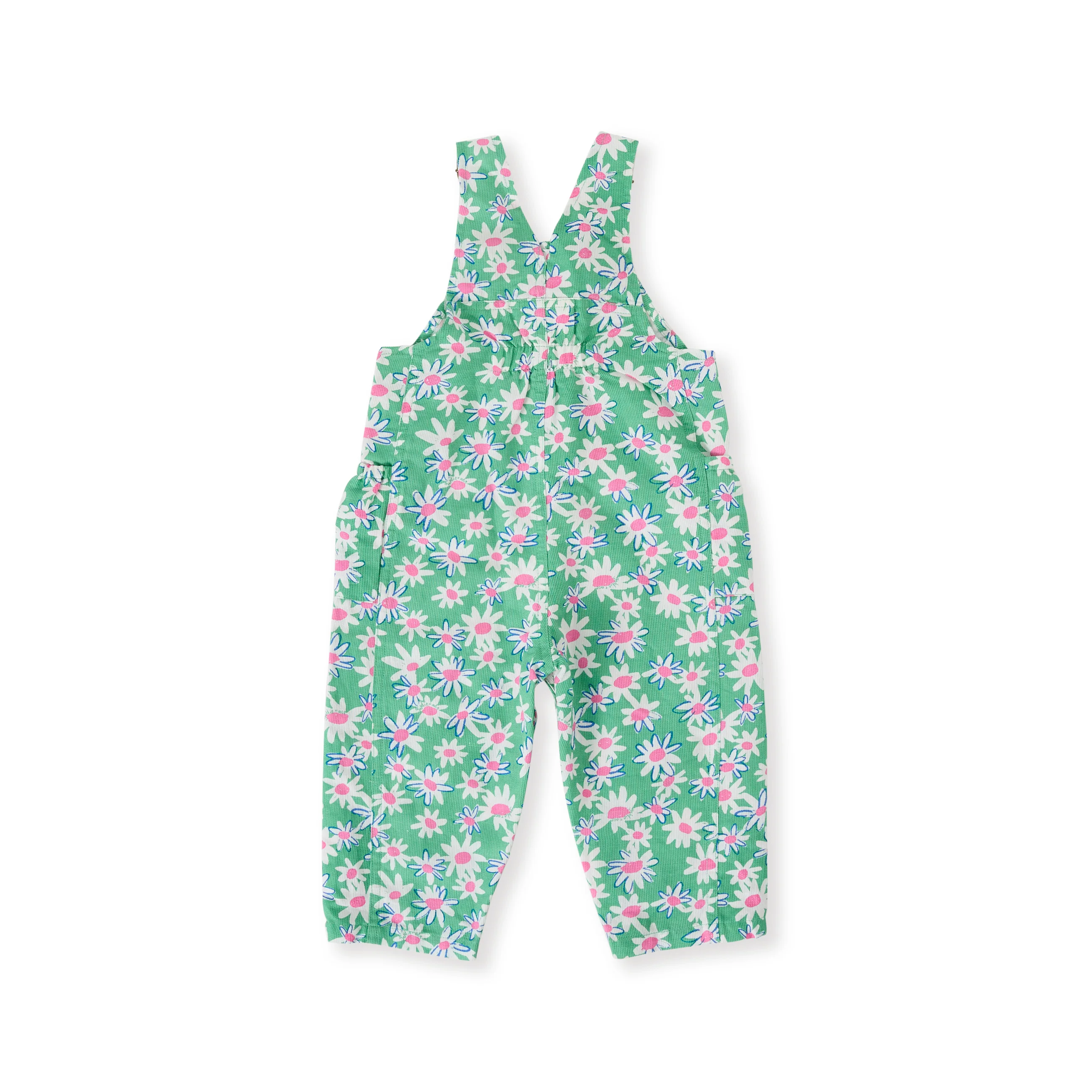 Daisy Patch Austin Pocket Overalls - Moss - Image 4