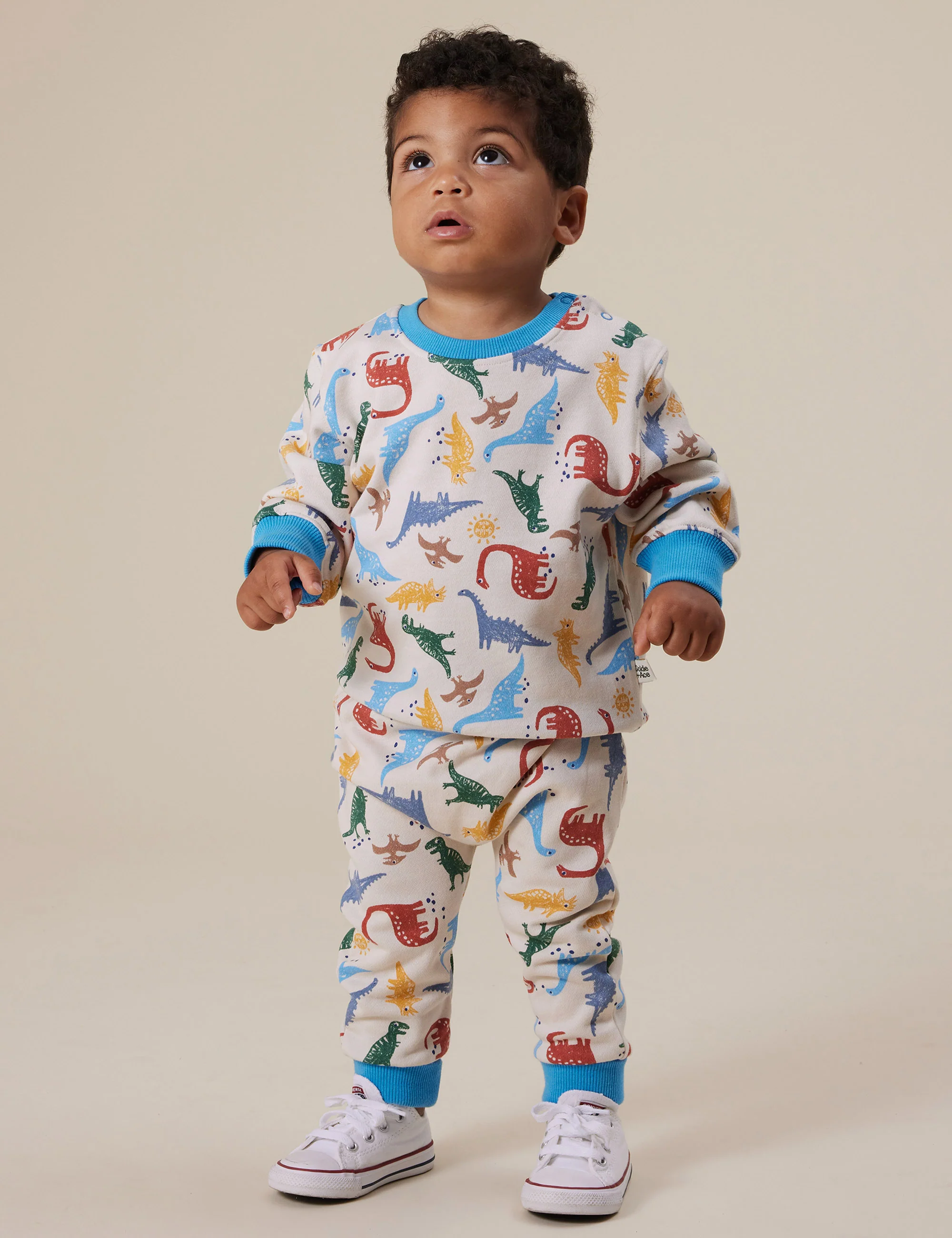 Goldie + Ace Dino-Mite Relaxed Terry Sweater - Image 2
