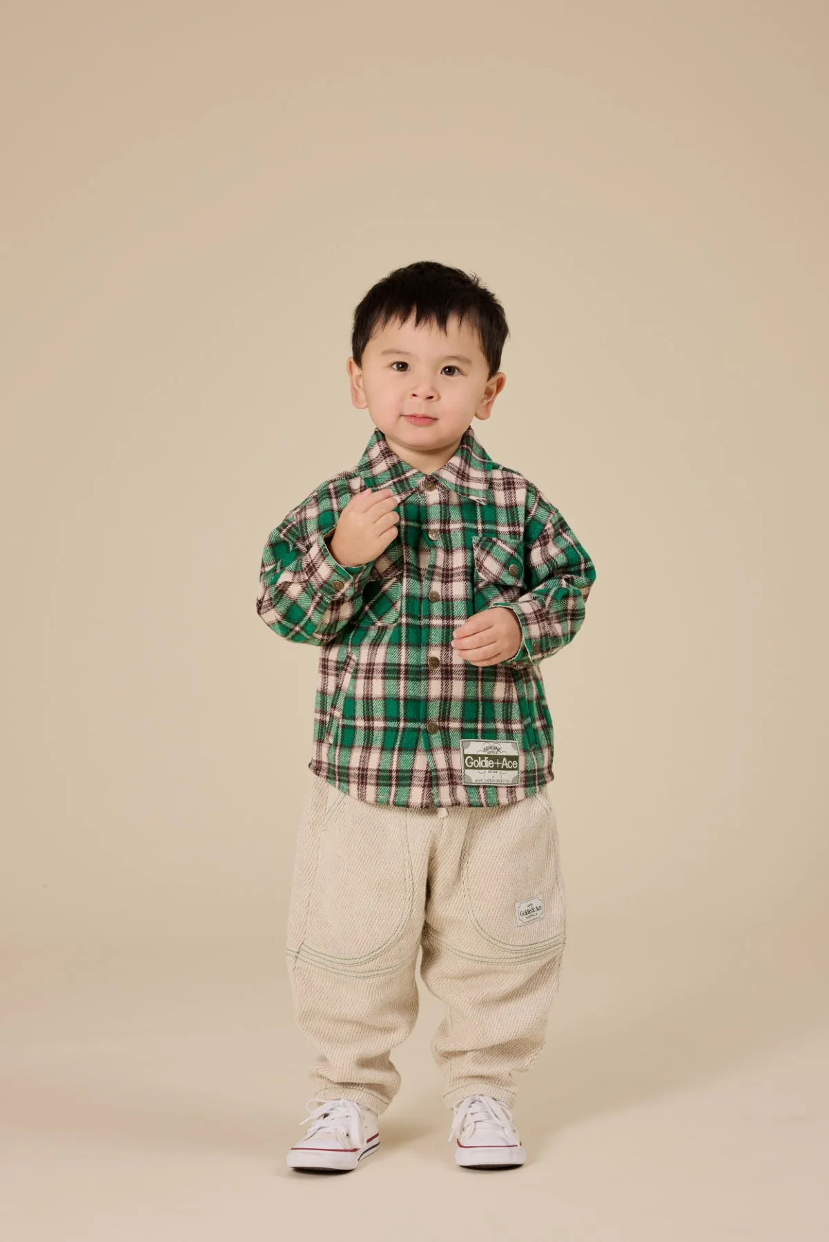 Drew Embroidered Pocket Pant - Sand - Image 5