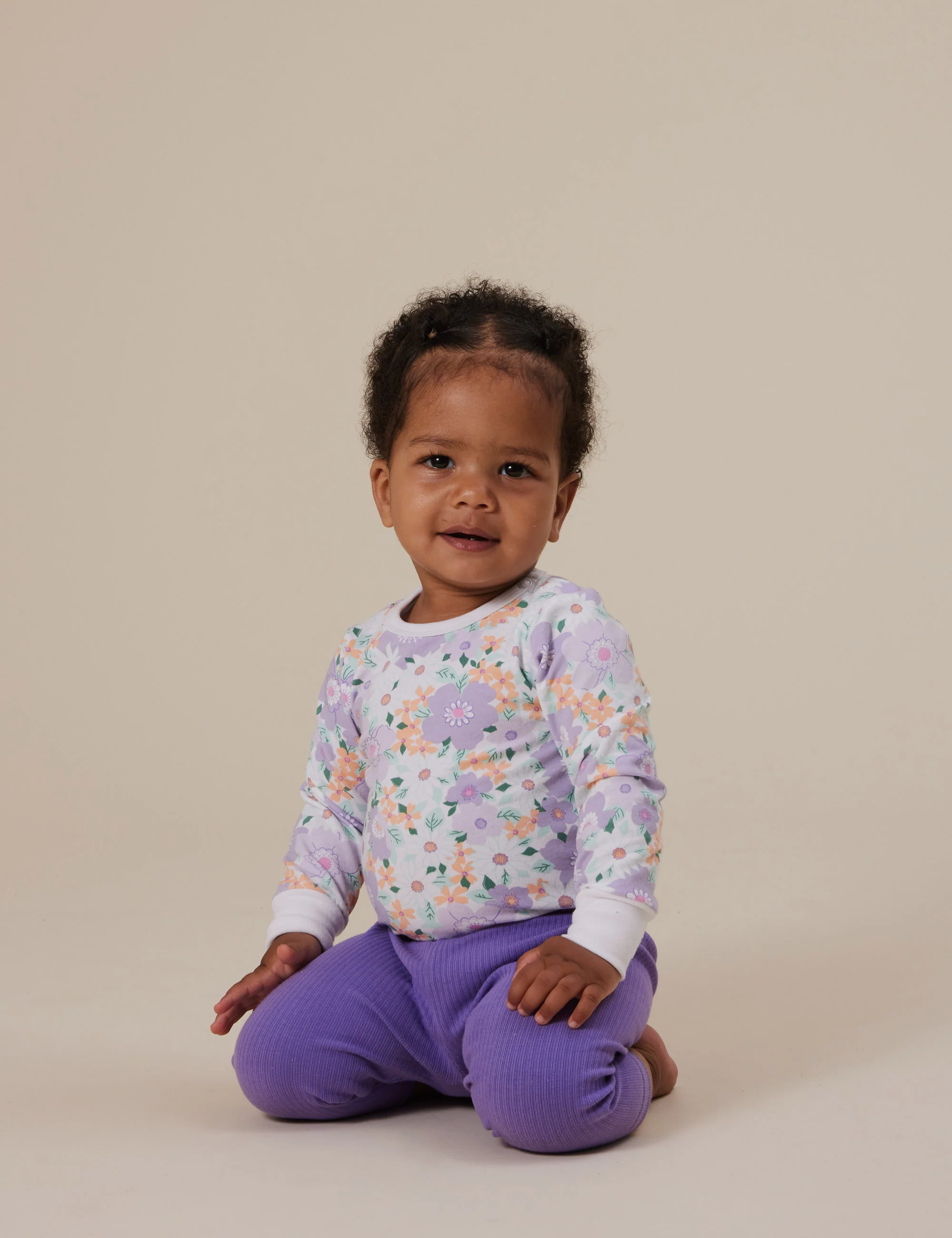 Goldie + Ace Flora Long Sleeve Bodysuit - Image 2