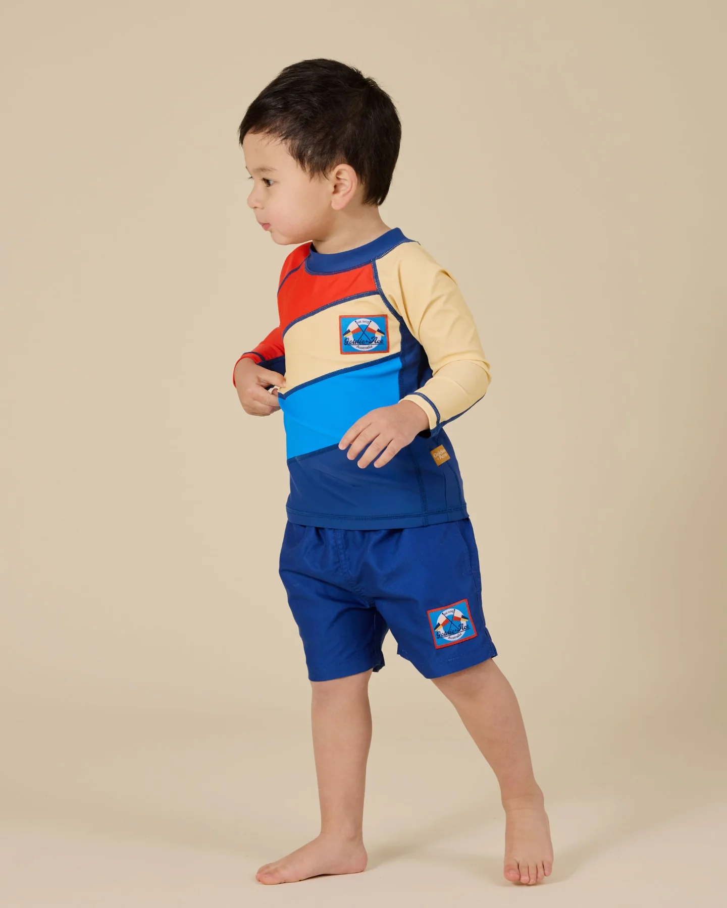 Goldie + Ace Nautical Flag Board Shorts - Image 2