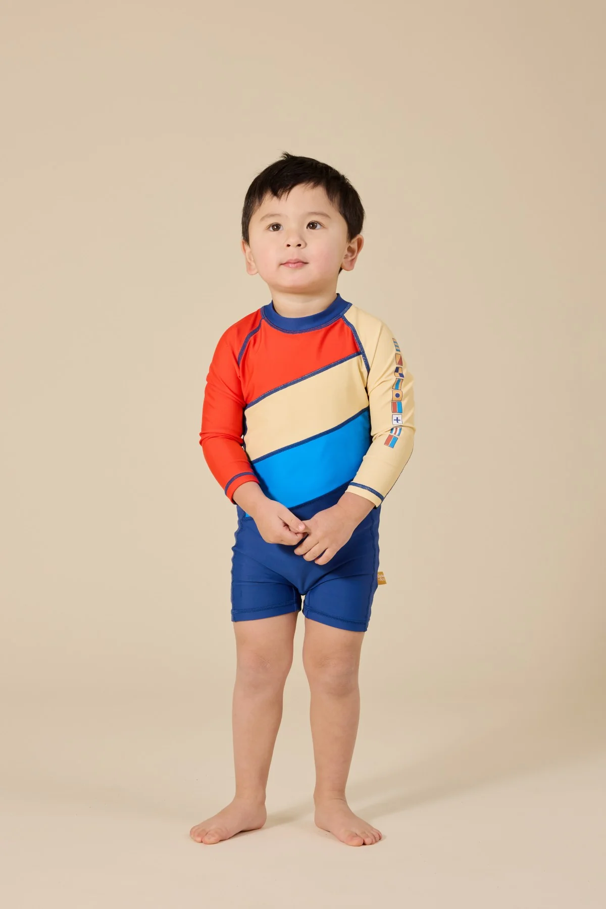 Goldie + Ace Nautical Flag Short Leg Swimsuit - Image 2