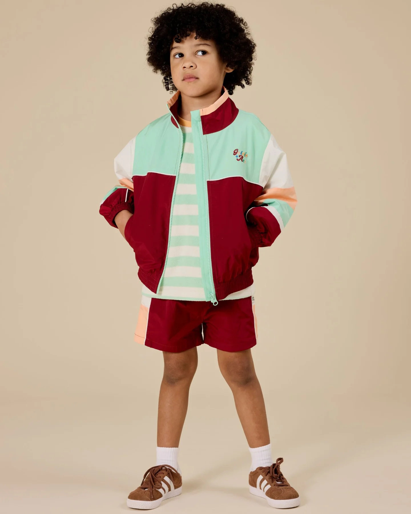 Peas In A Pod Stripe T-Shirt - Peapod/Cloud - Image 3