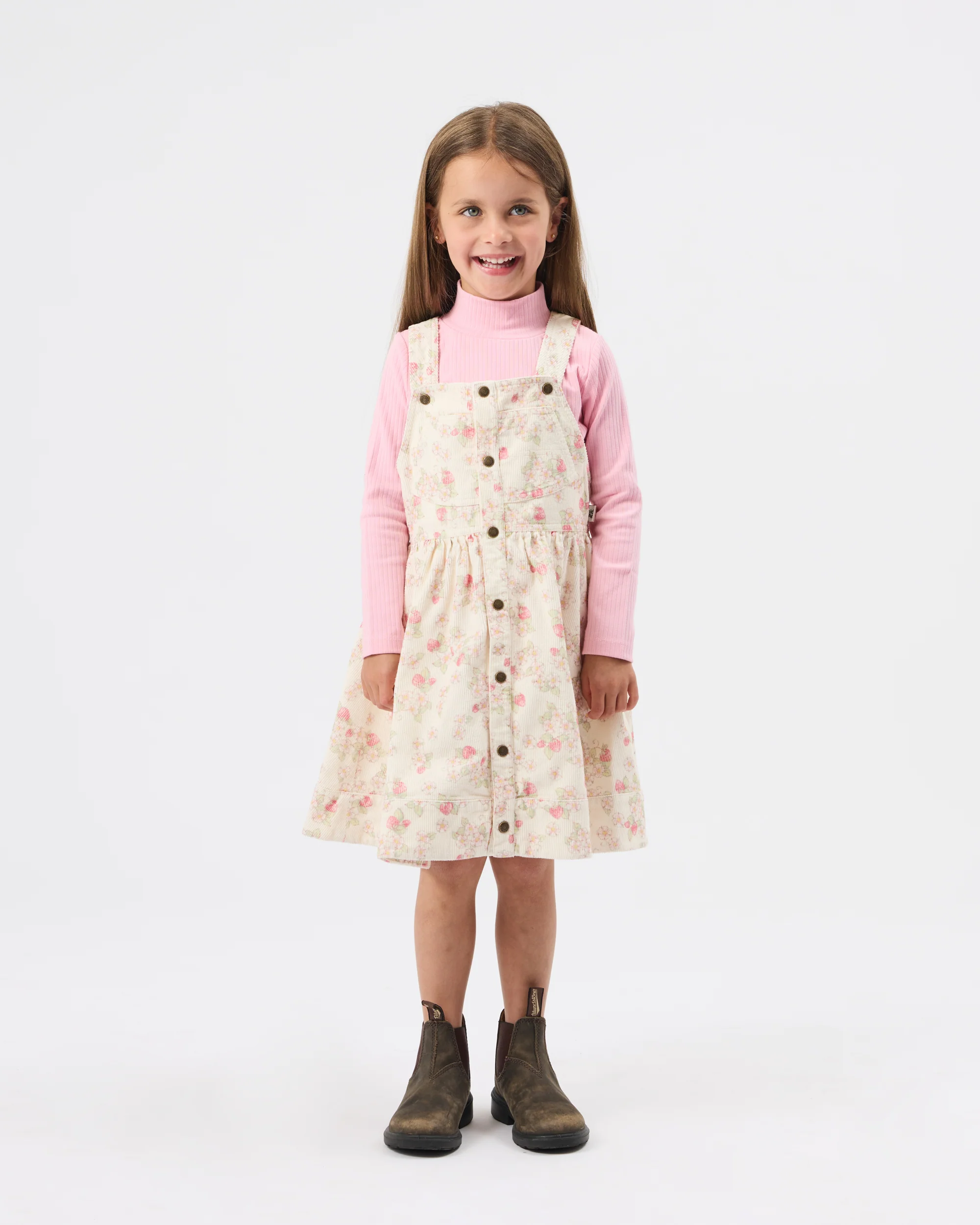 Strawberry Fields Pinafore Dress - Image 2