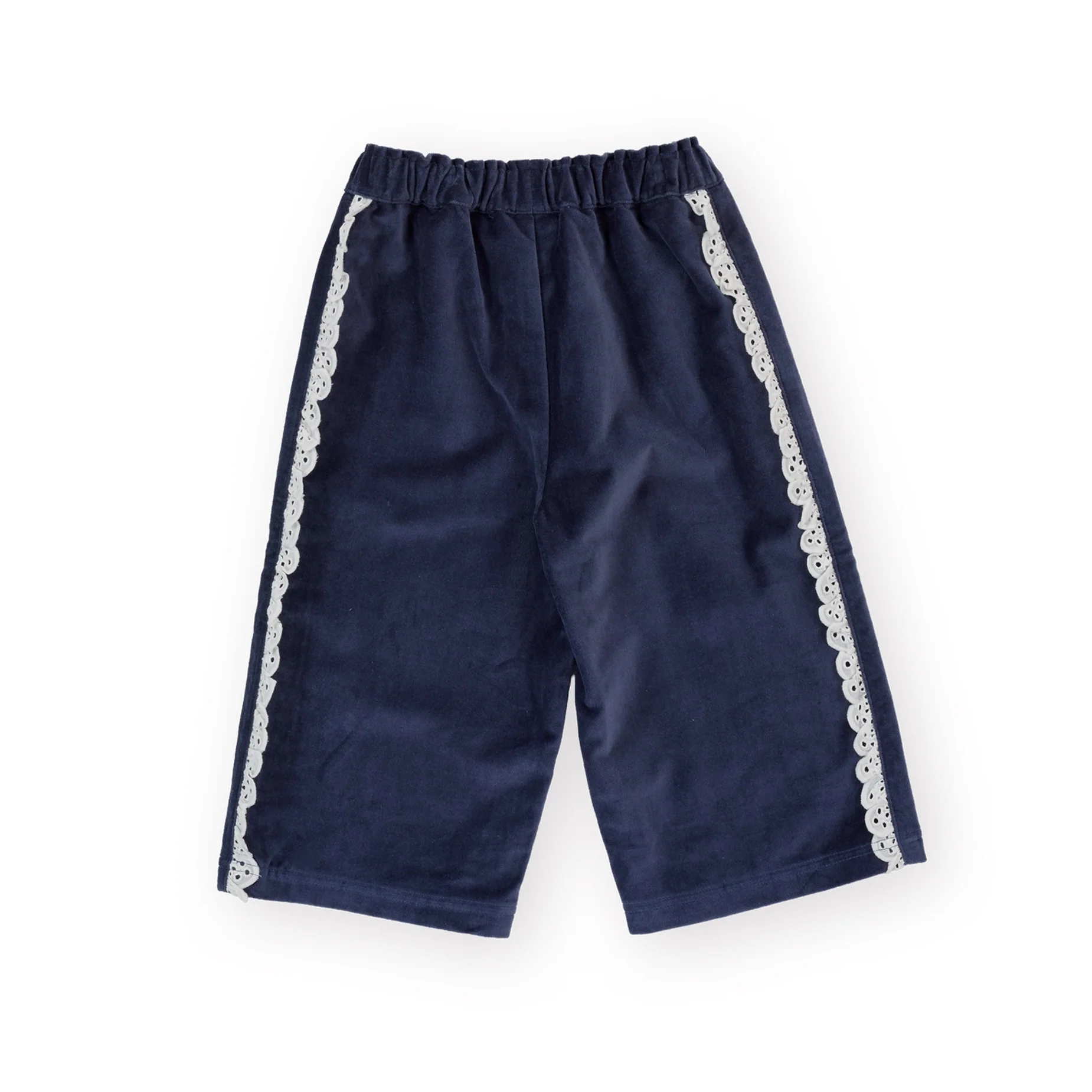 Velour Broderie Wide Leg Pant - Image 7