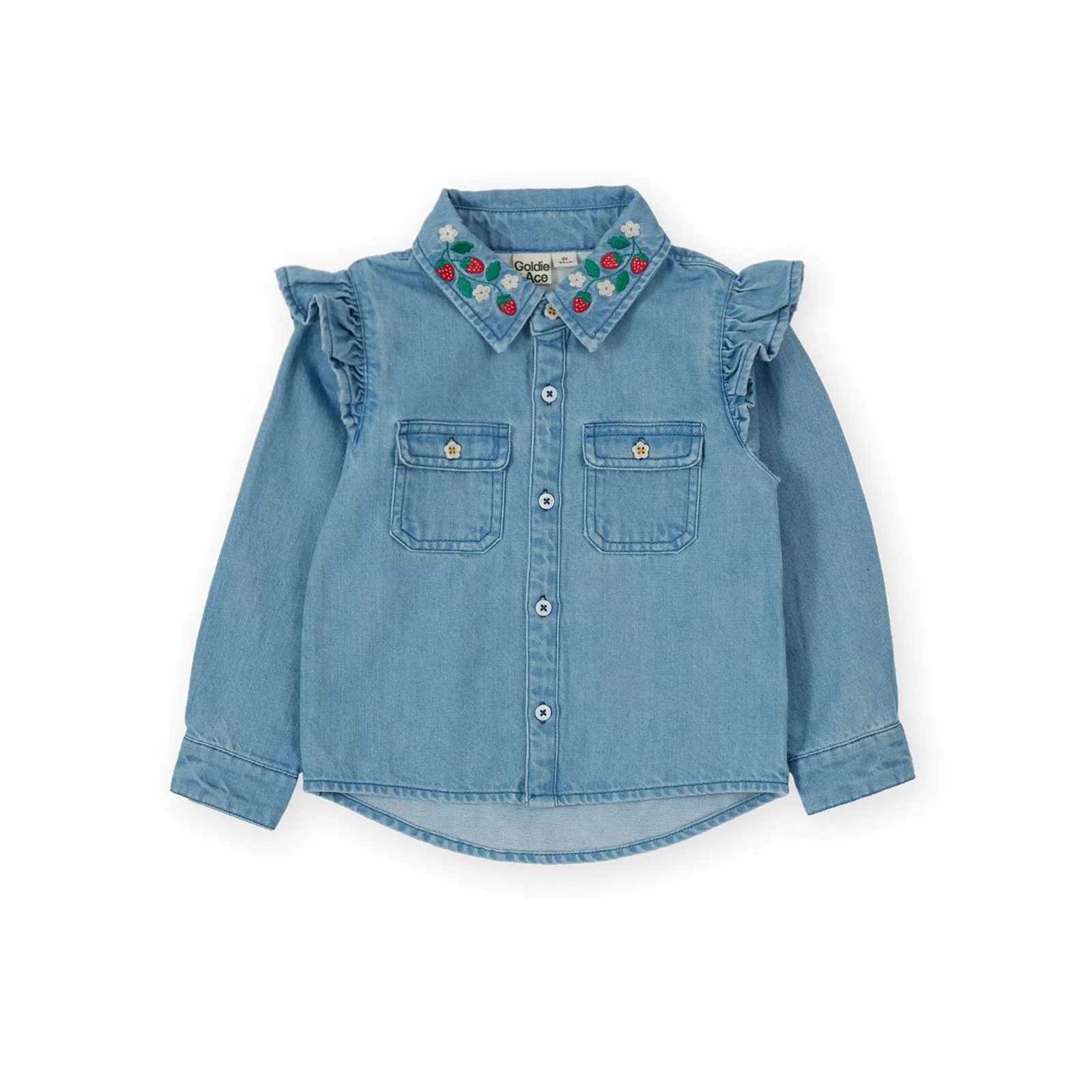 Wild Strawberry Chambray Shirt