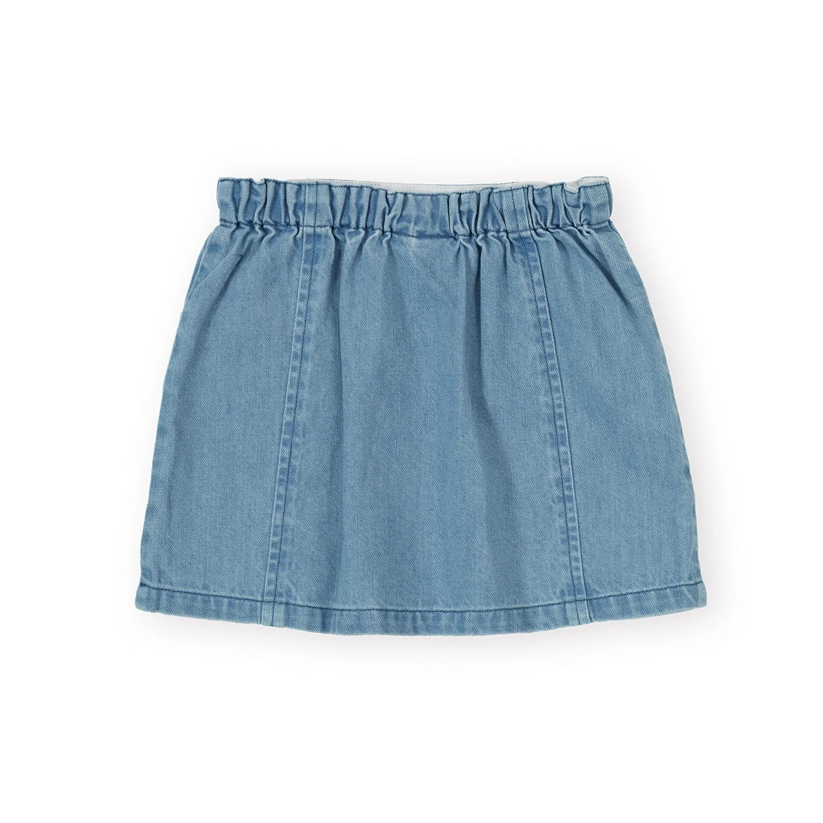 Wild Strawberry Chambray Skirt - Image 5