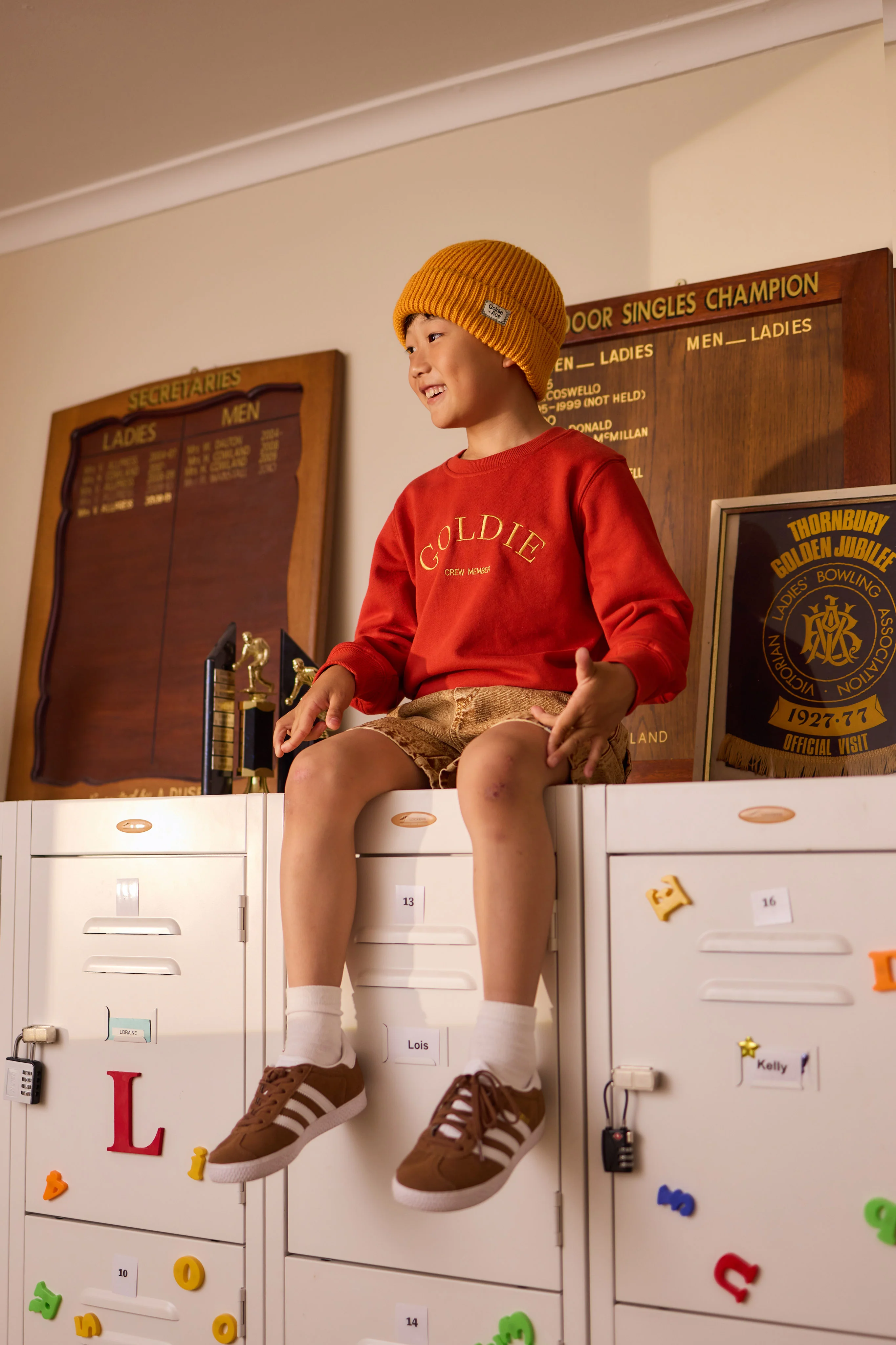Goldie + Ace Wool Beanie - Golden - Image 2