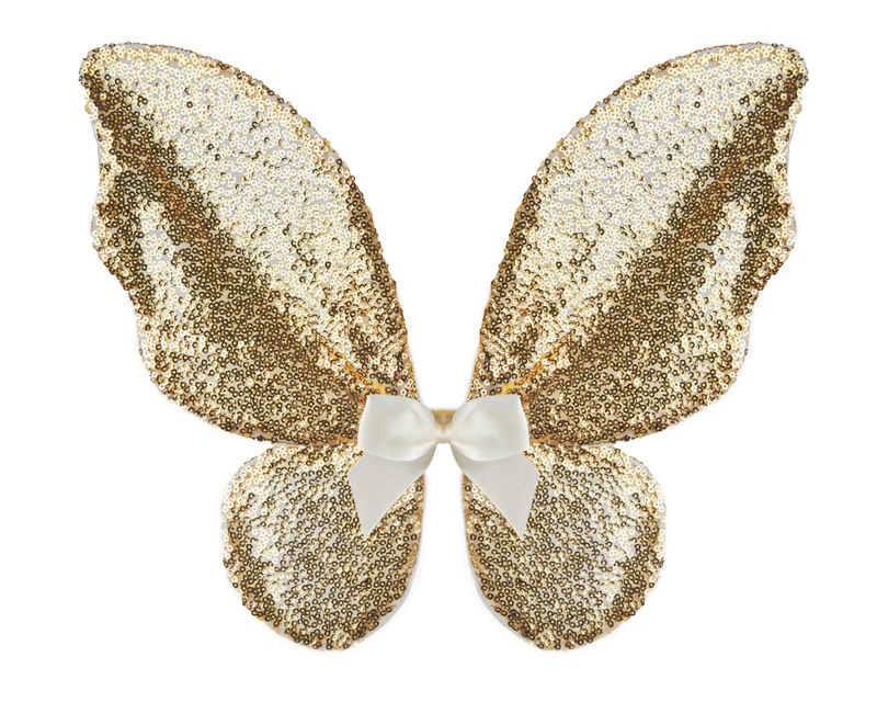 Gracious Gold Sequins Skirt, Wings & Wand Set - Size 4-6 - Image 4