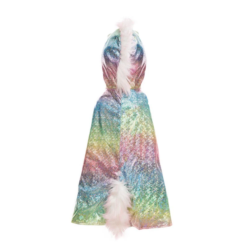 Rainbow Reversible Unicorn Dragon Cape - Image 3