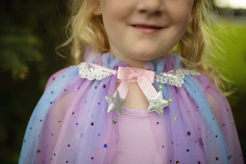 Rainbow Unicorn Cape & Headband - Size 4-6 - Image 8