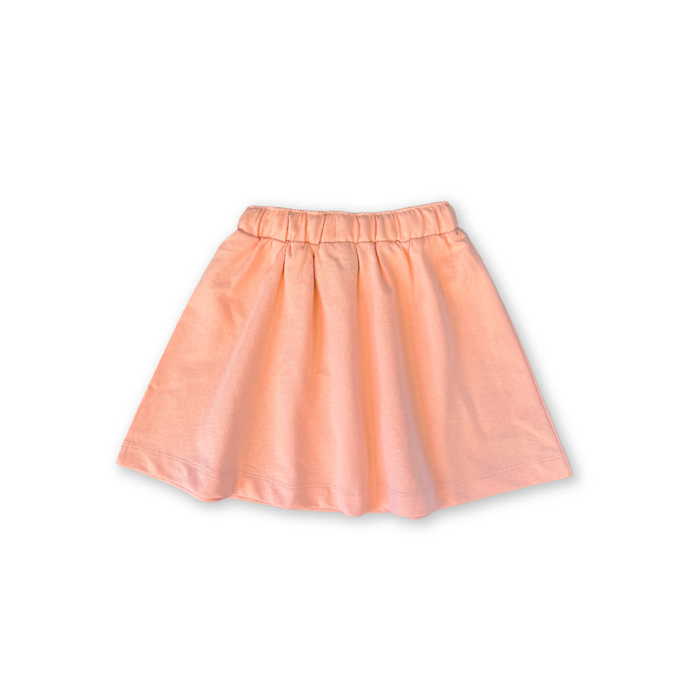 Organic French Terry Shell Skirt - Peachy - Image 7