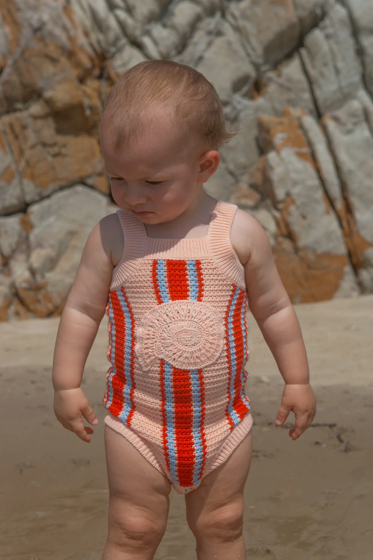 Organic Island Stripe Shell Singletsuit - Image 3