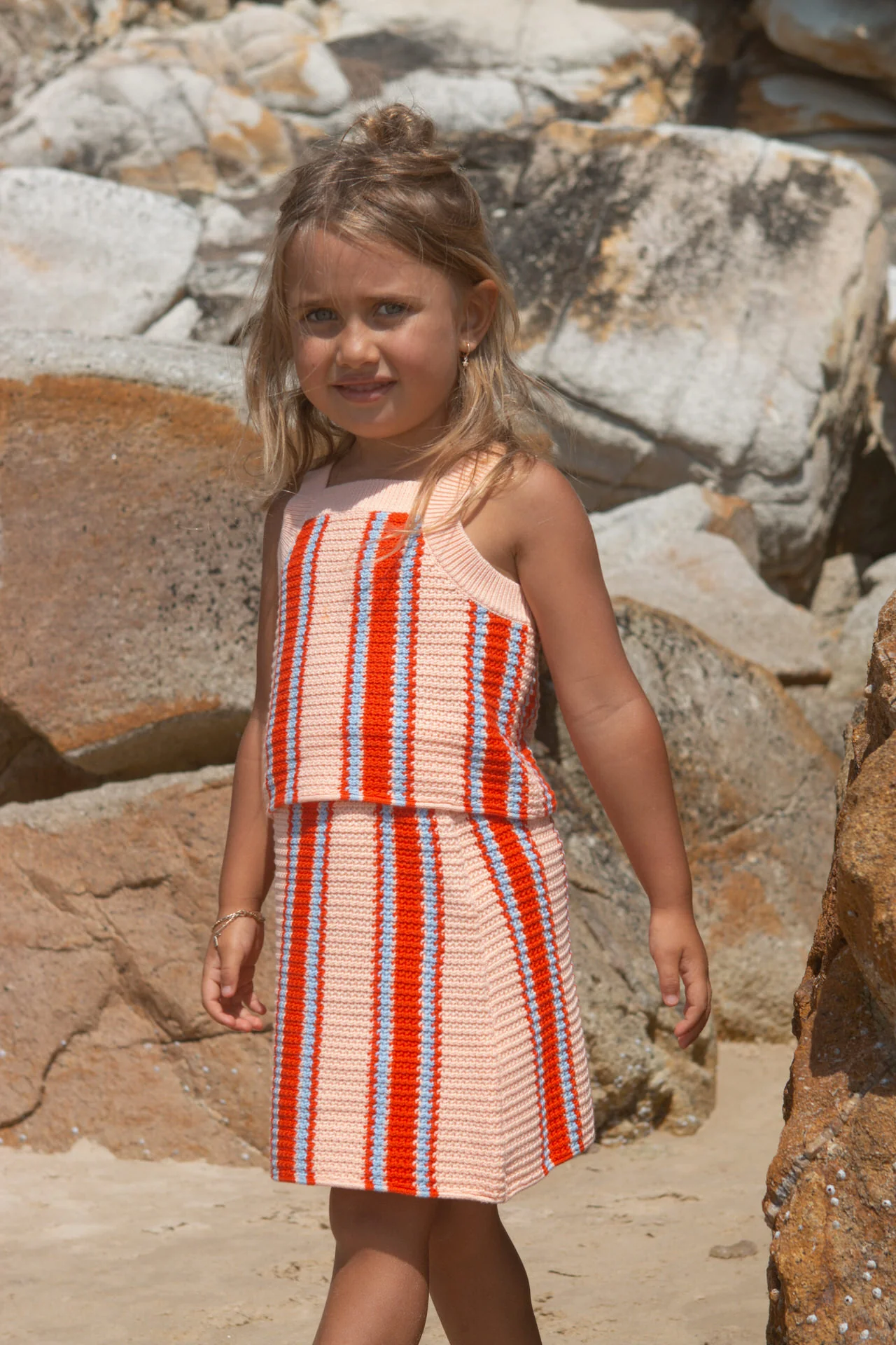 Organic Island Stripe Skirt - Image 2