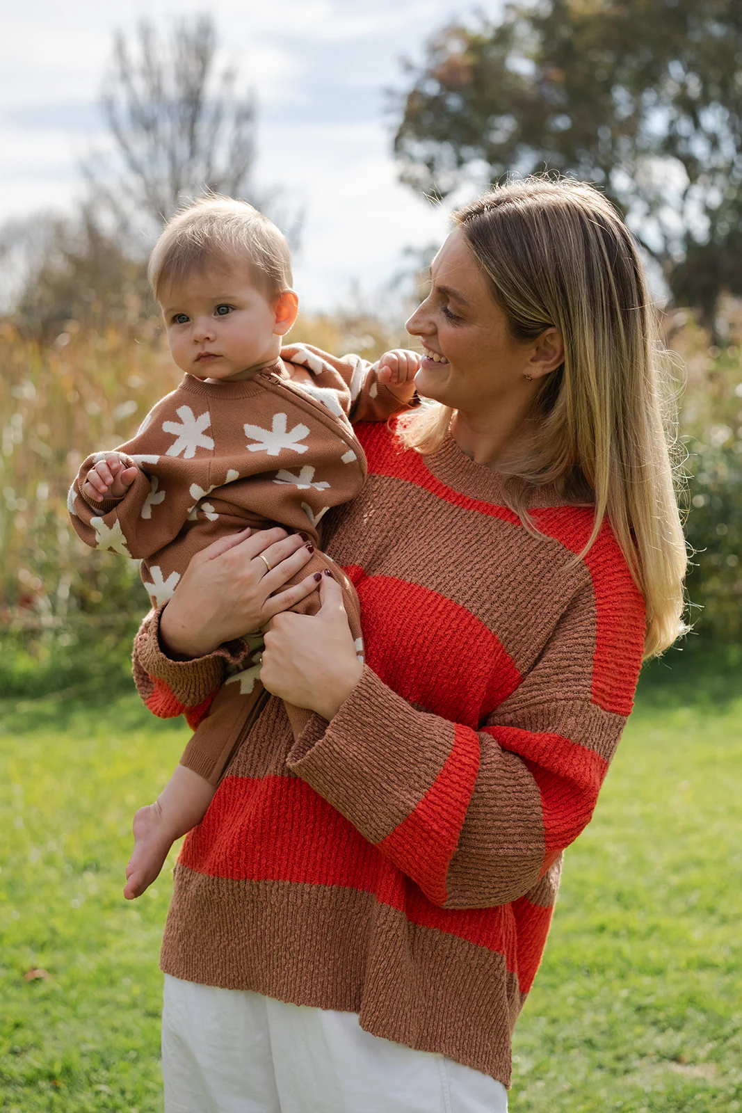Ladies Organic Textured Rib Pull Over - Earth & Sauce - Image 2