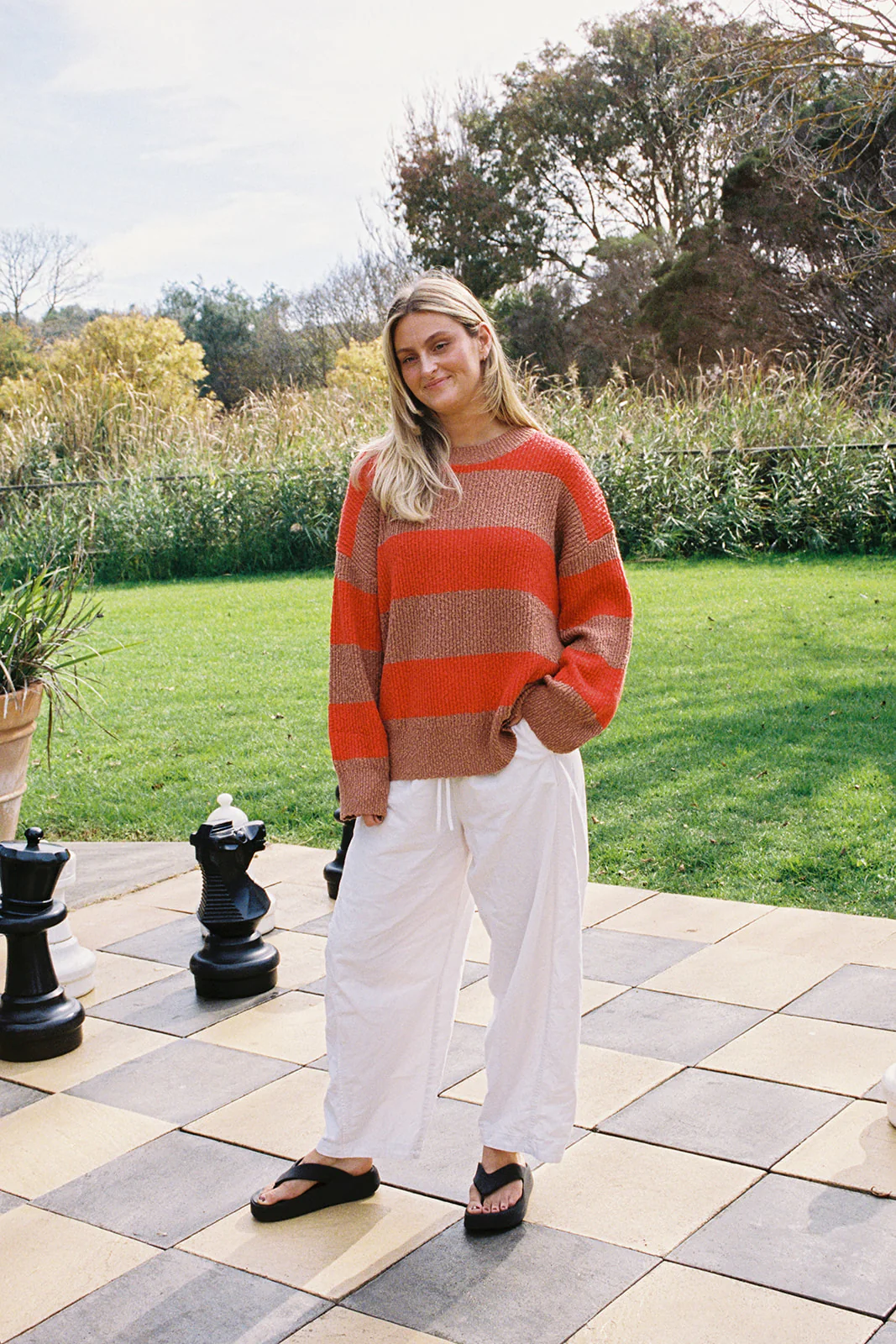 Ladies Organic Textured Rib Pull Over - Earth & Sauce - Image 3