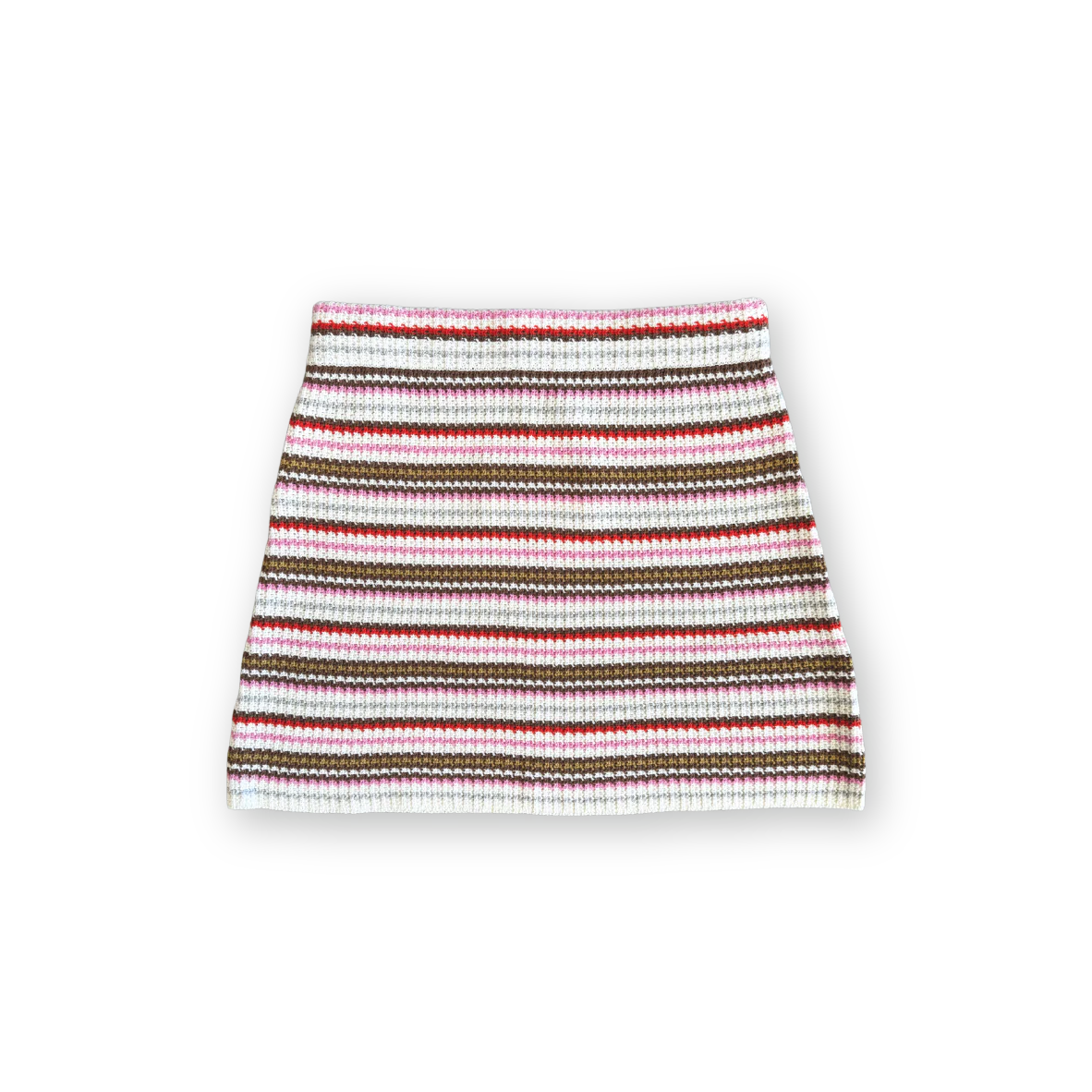 Ladies Sunshine Stripe Knit Skirt