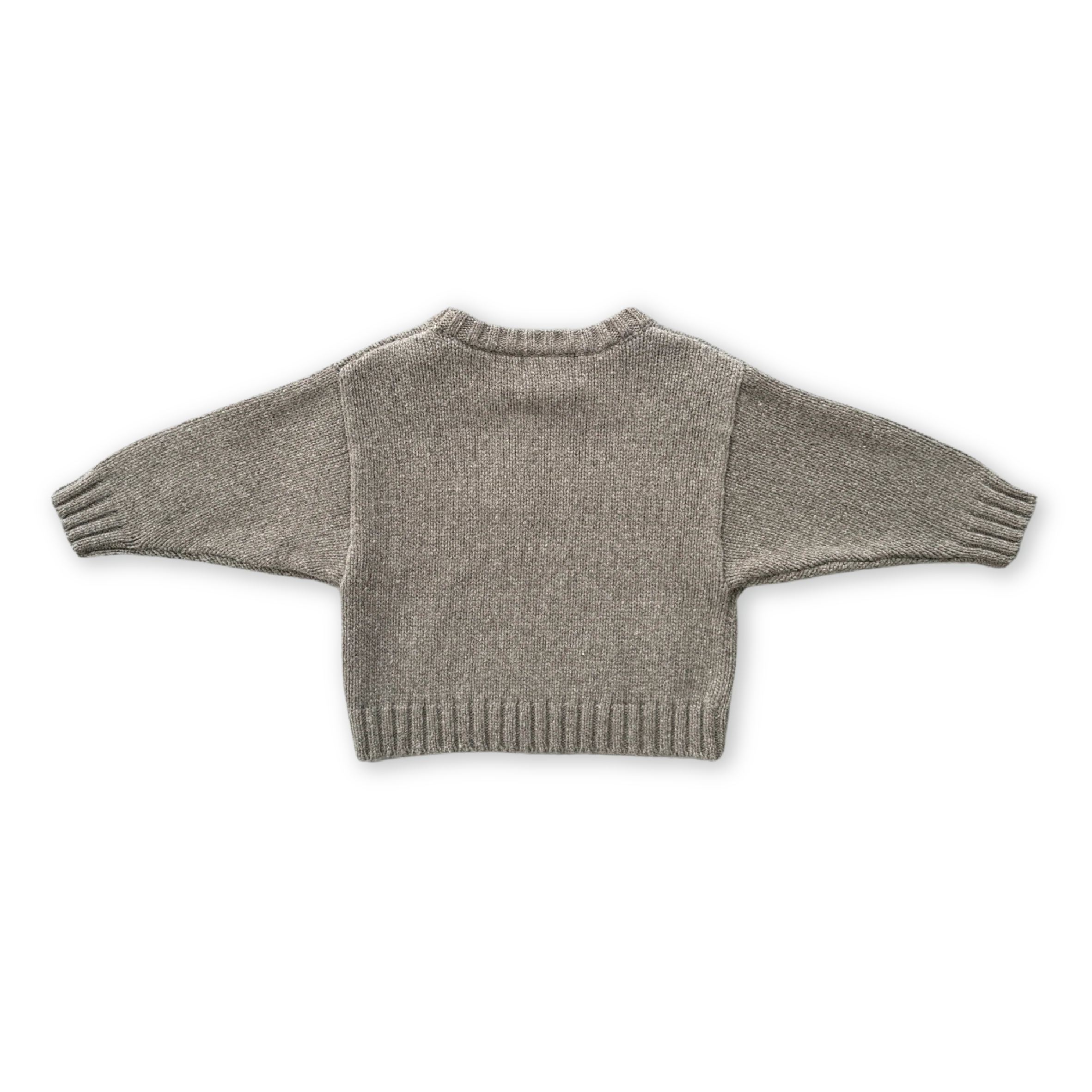 Merino Blend Everyday Pull Over - Grey - Image 6