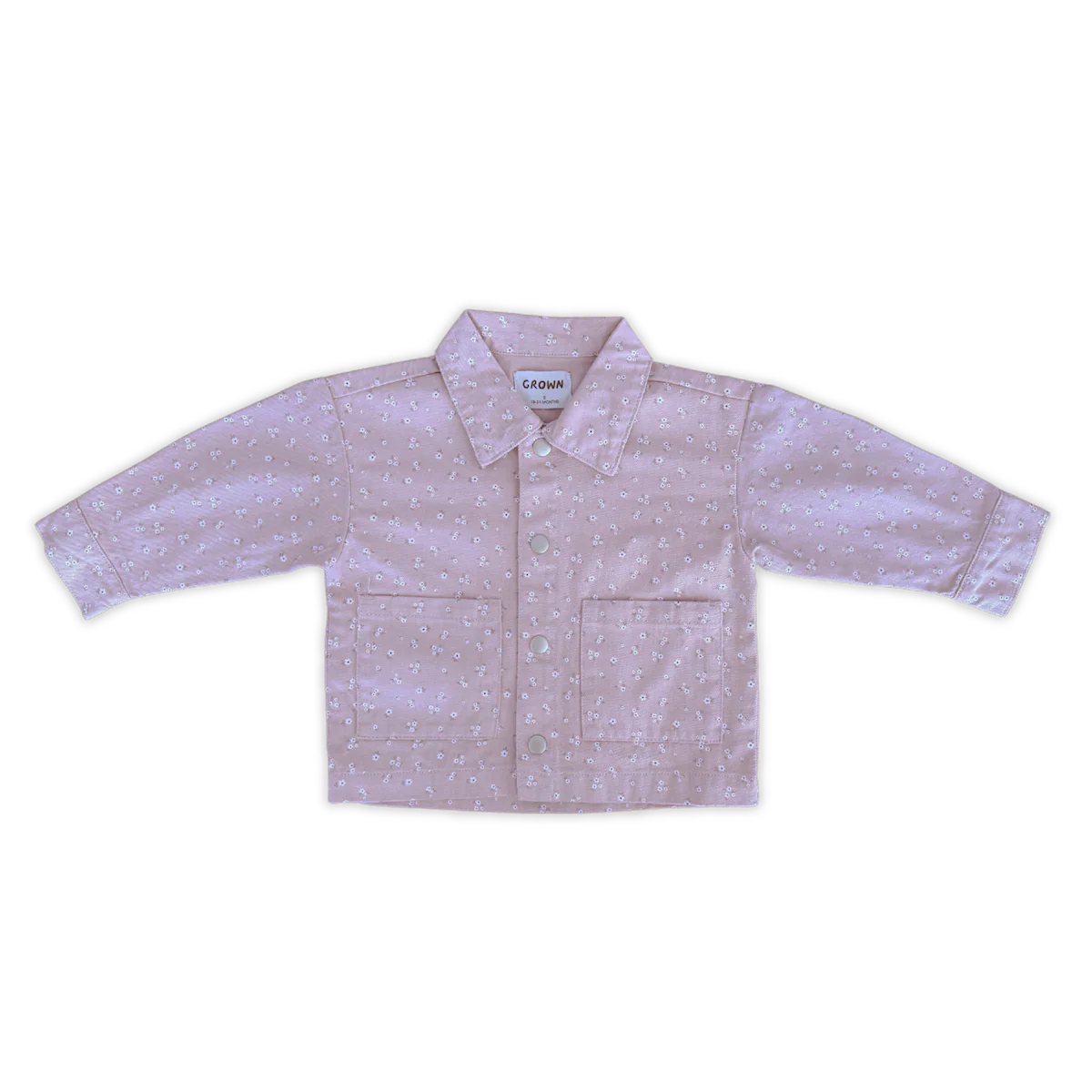 Organic Denim Shirt Jacket - Bloom