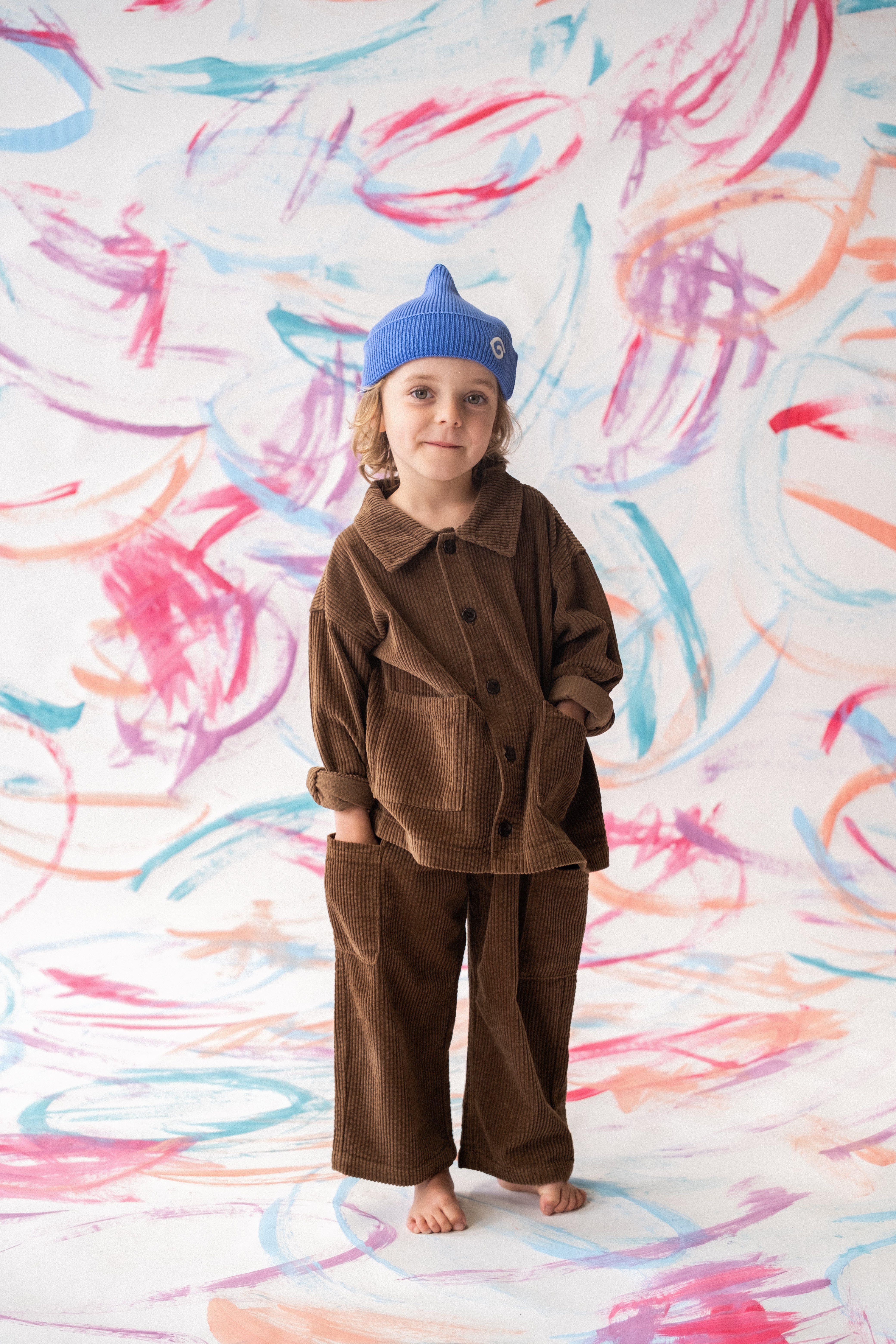 Organic Cord Shirt Jacket - Espresso - Image 2