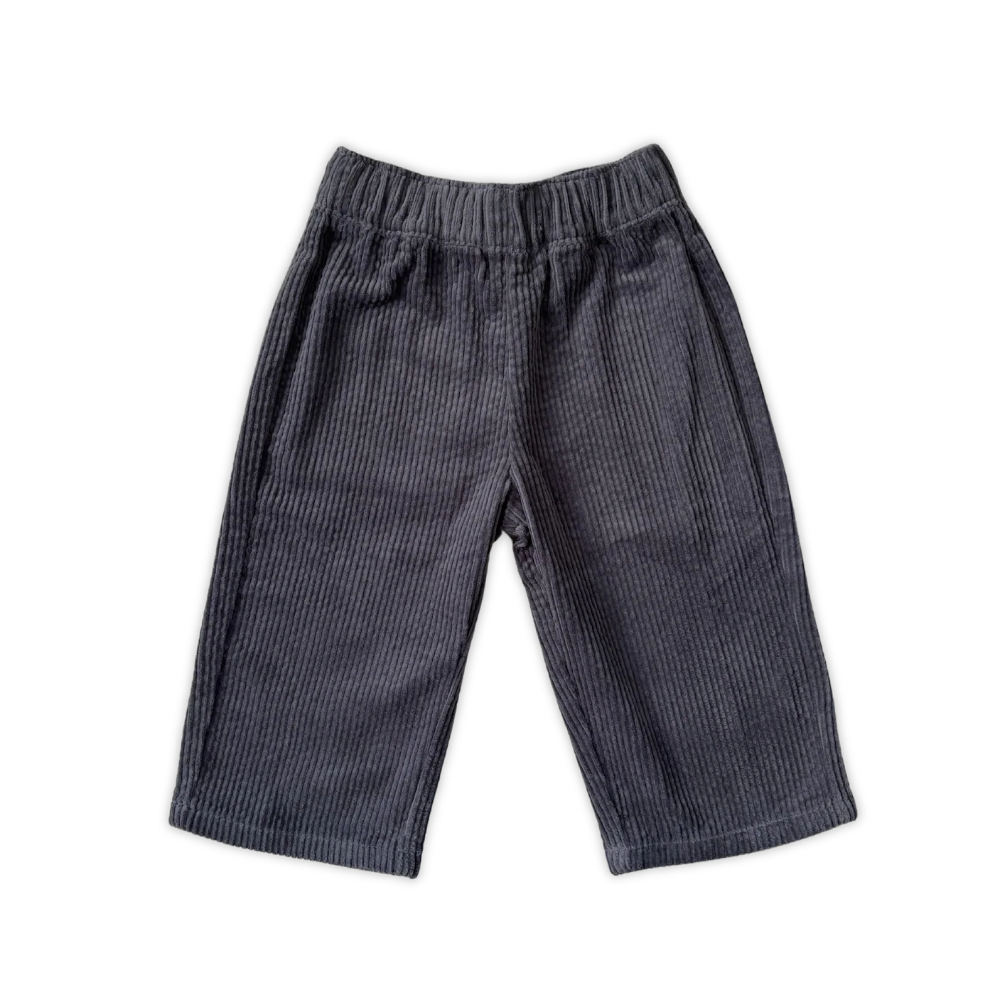 Organic Everyday Cord Pant - Charcoal
