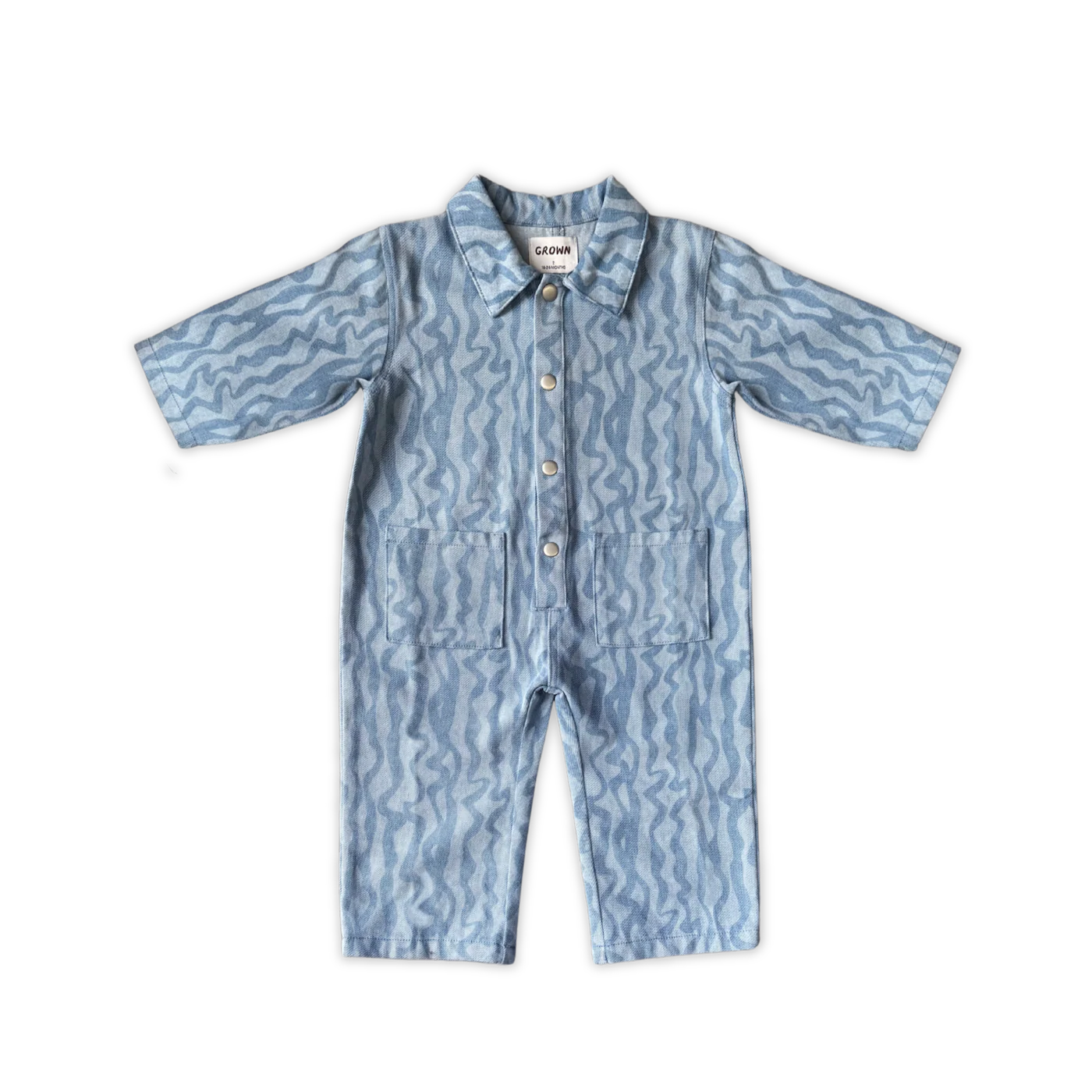 Organic Denim Boilersuit - Flow