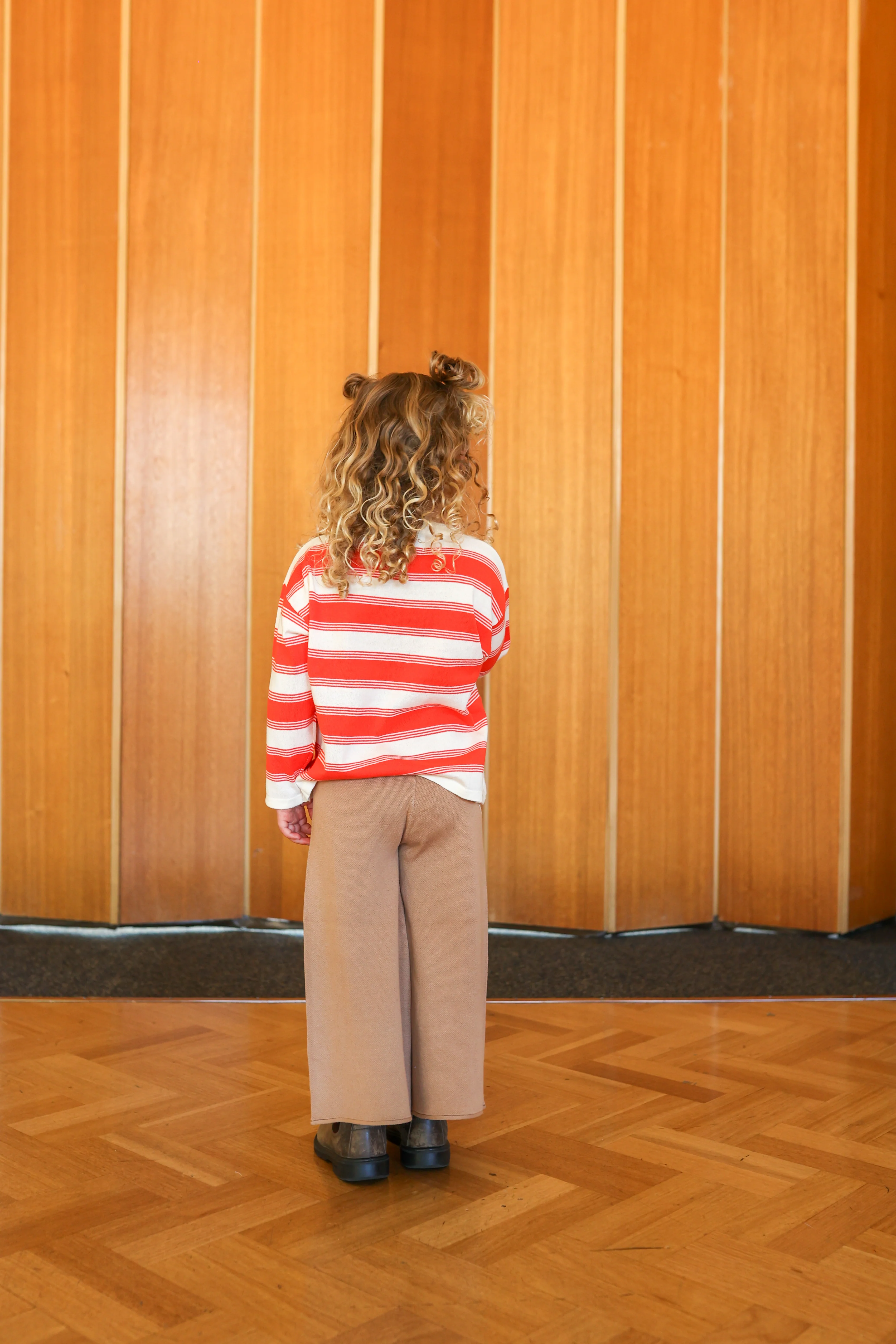 Organic Knitted Flares - Clay - Image 3