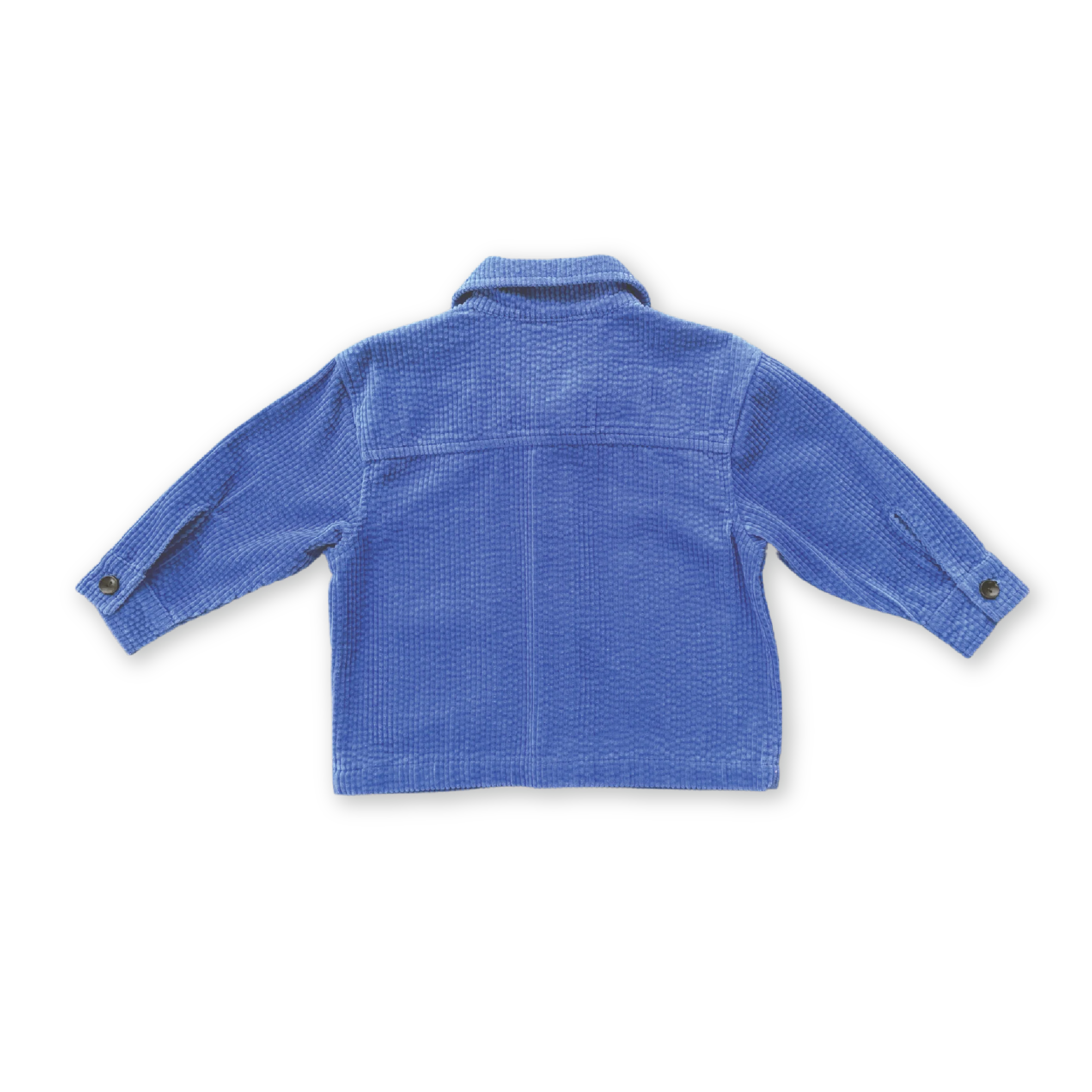 Organic Relaxed Cord Shirt - Sea - Image 6