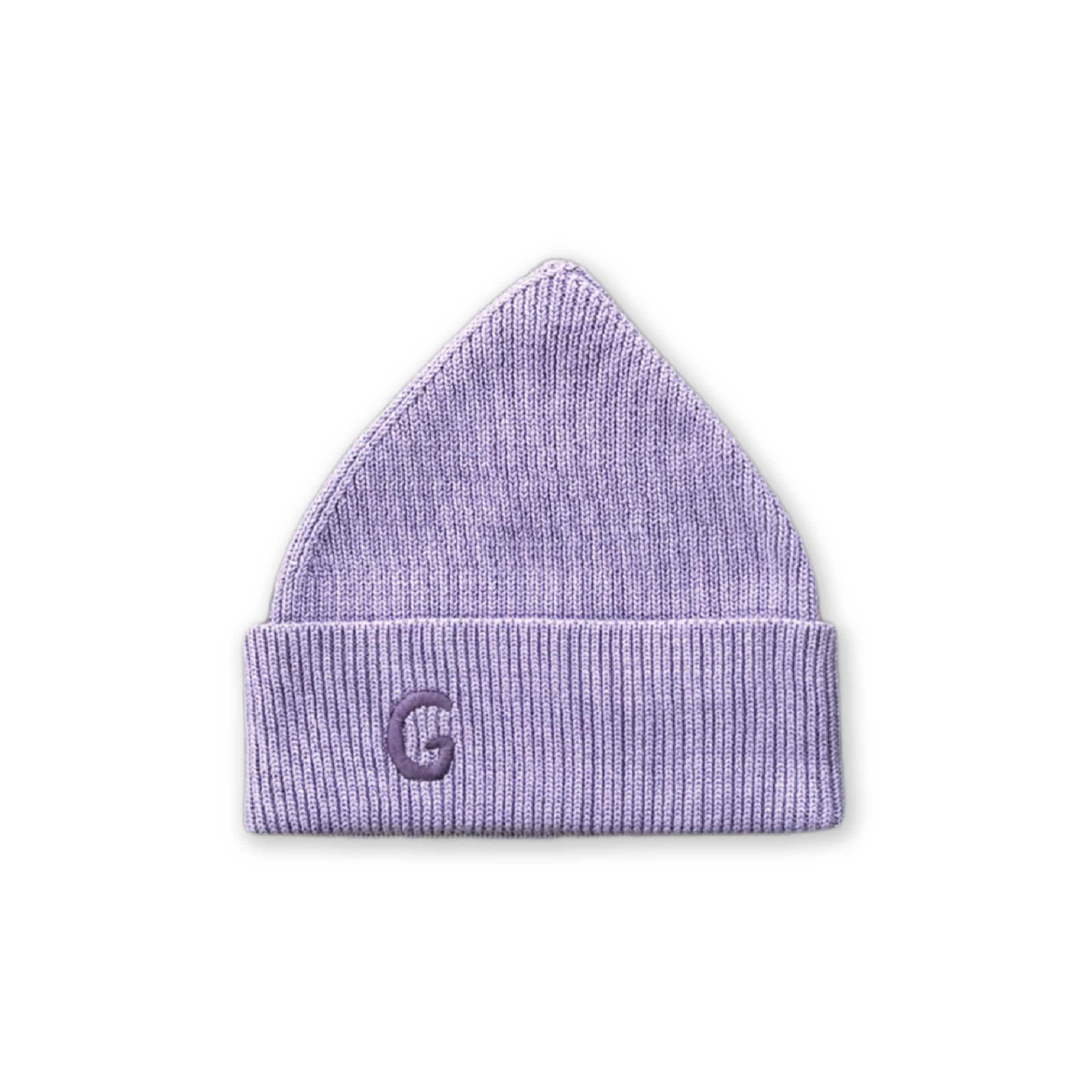 Organic Ribbed Super Pixie Beanie - Mauve