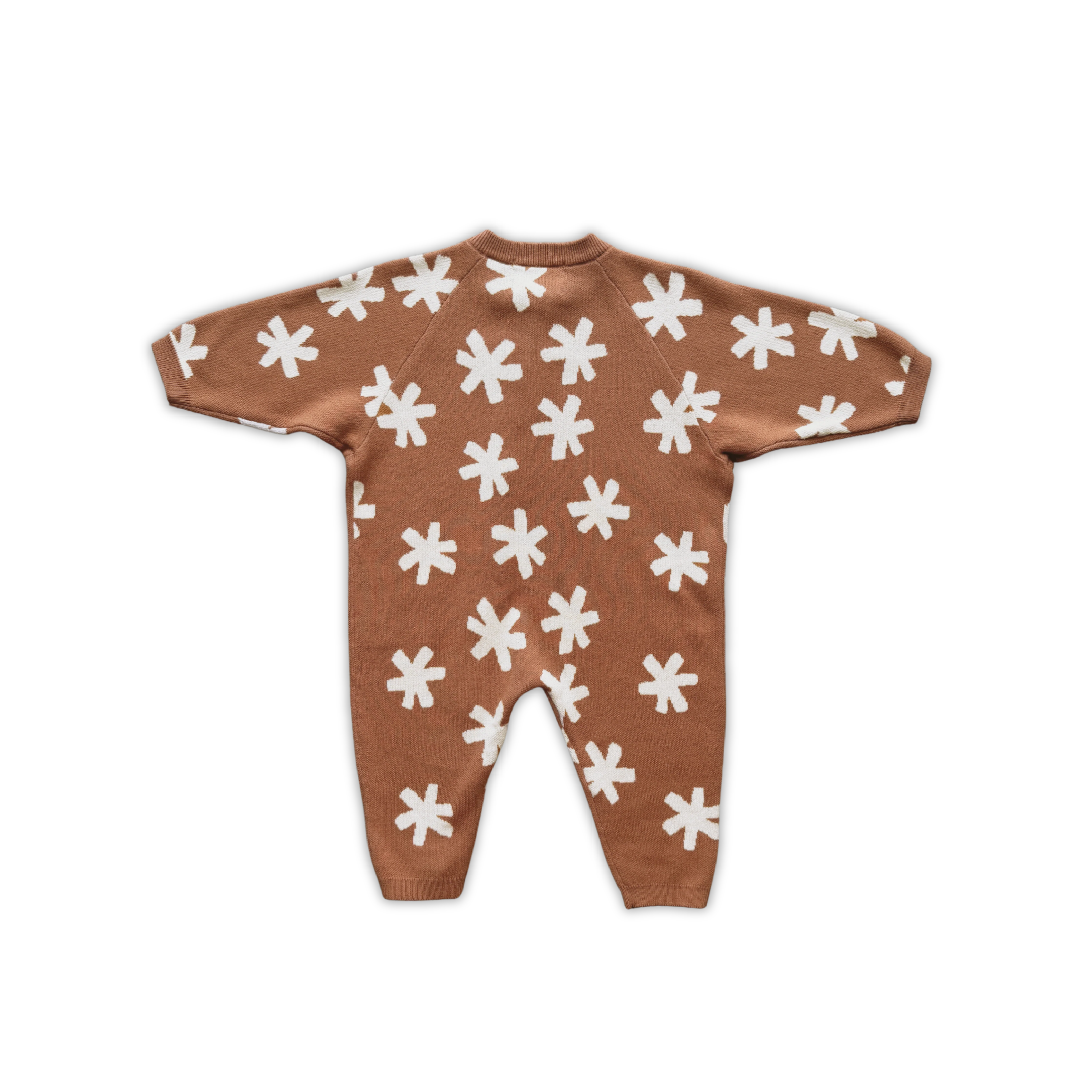 Organic Knit Zip Starsuit - Starlight - Image 6