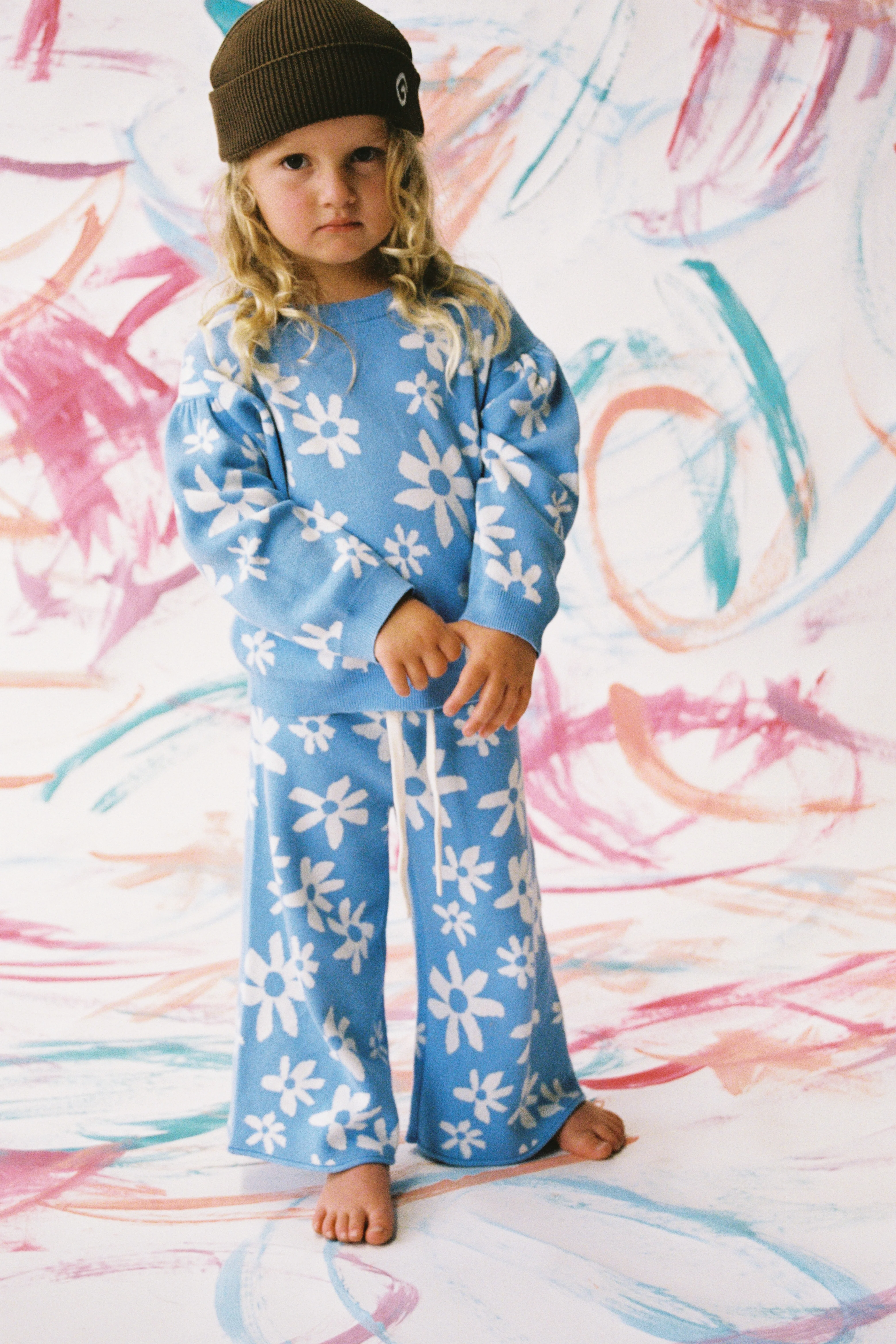 Organic Knit Pant - Wild Flower - Image 5