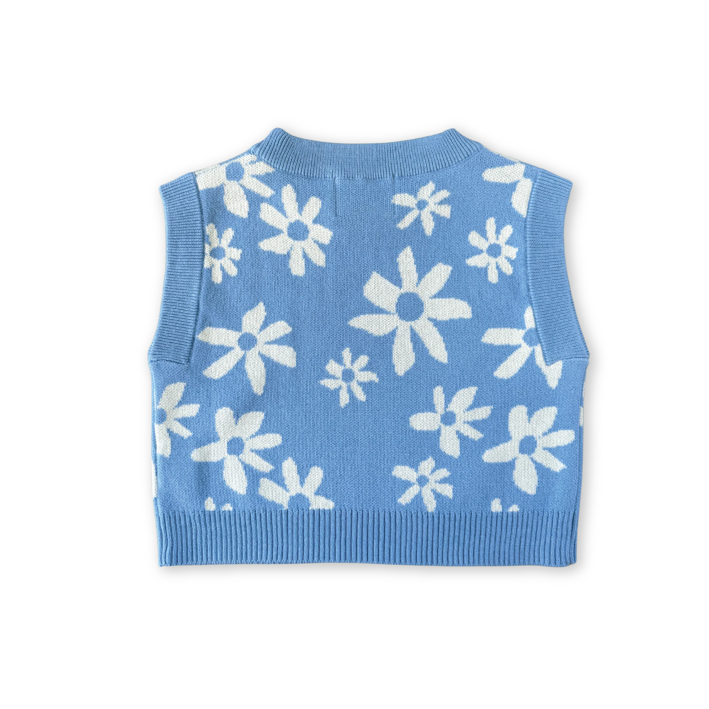 Organic Knit Vest - Wild Flower - Image 6