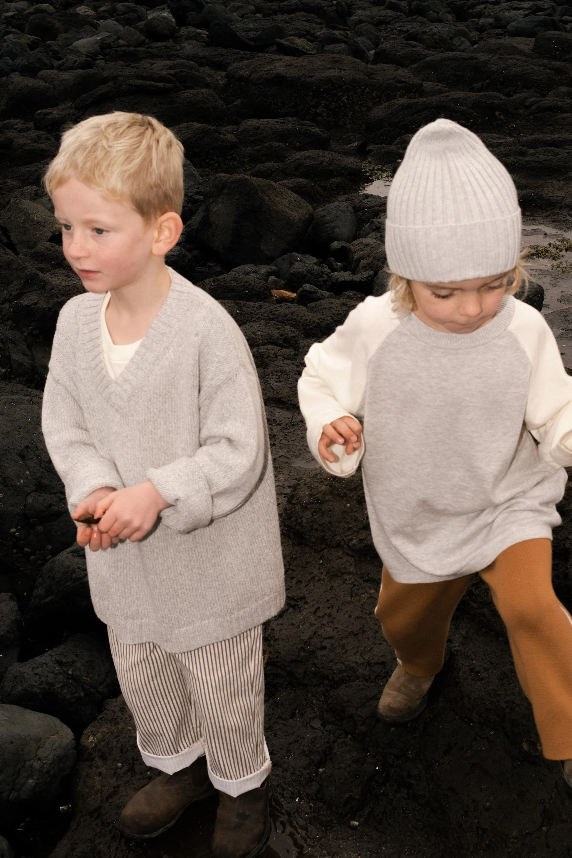 Raglan Long Sleeve Tee - Grey Marle - Image 3