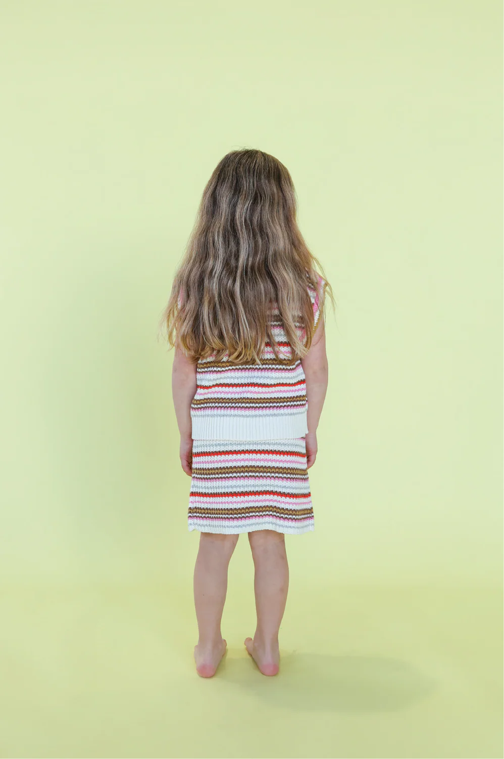 Sunshine Stripe Knit Skirt - Image 7