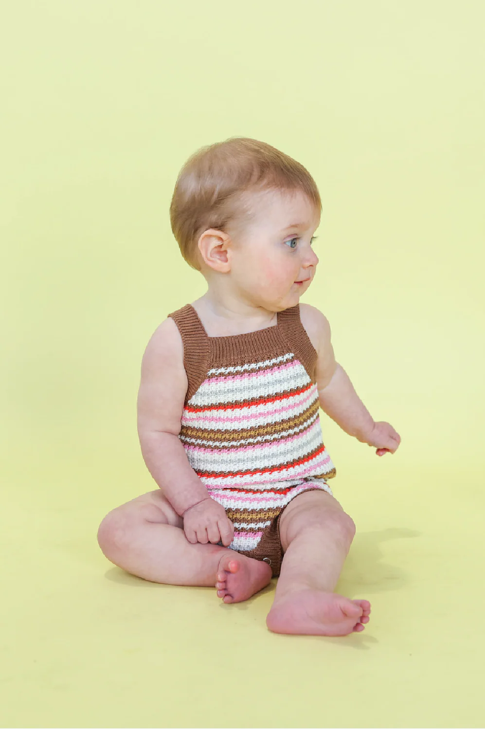 Sunshine Stripe Romper - Image 3