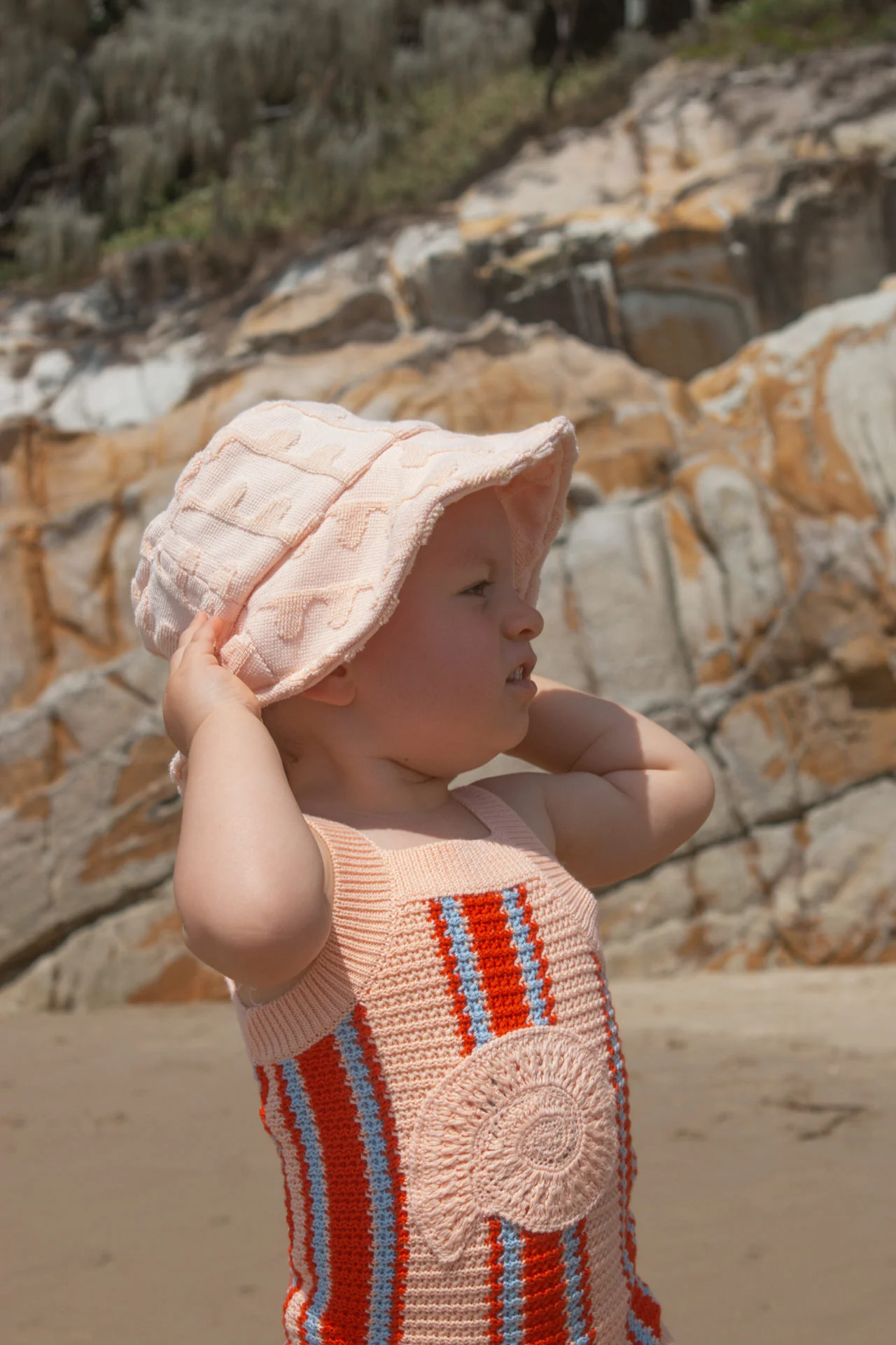 Organic Island Stripe Shell Singletsuit - Image 6