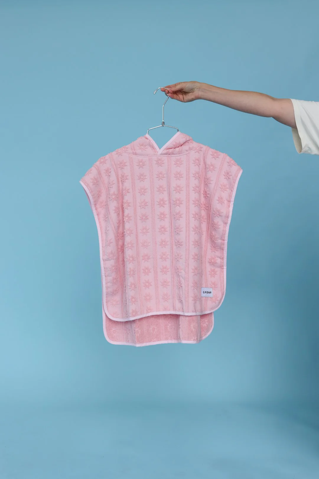 Terry Towelling Poncho - Blossom - Image 2
