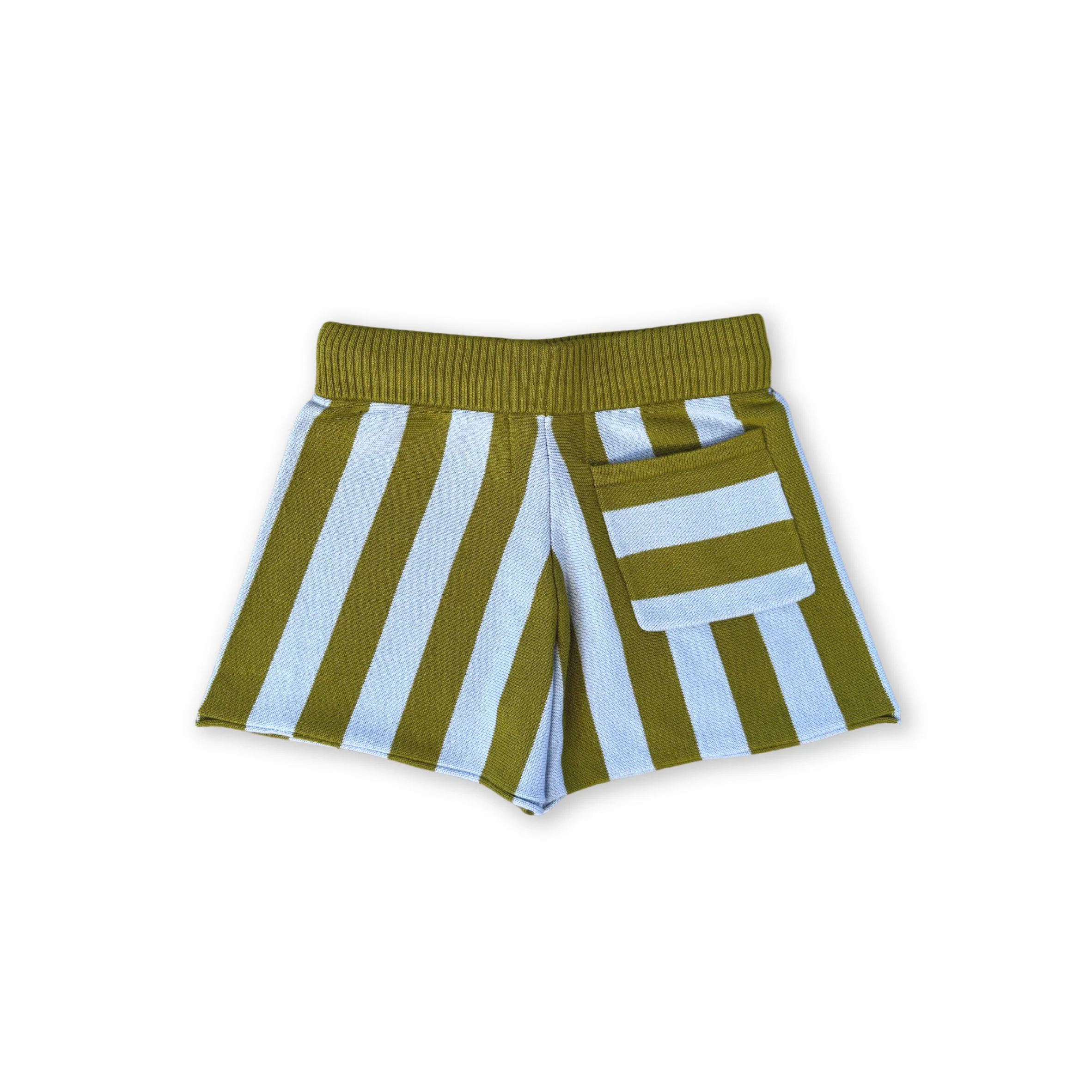 Organic Vertical Stripe Knit Shorts - Ocean & Leaf - Image 8