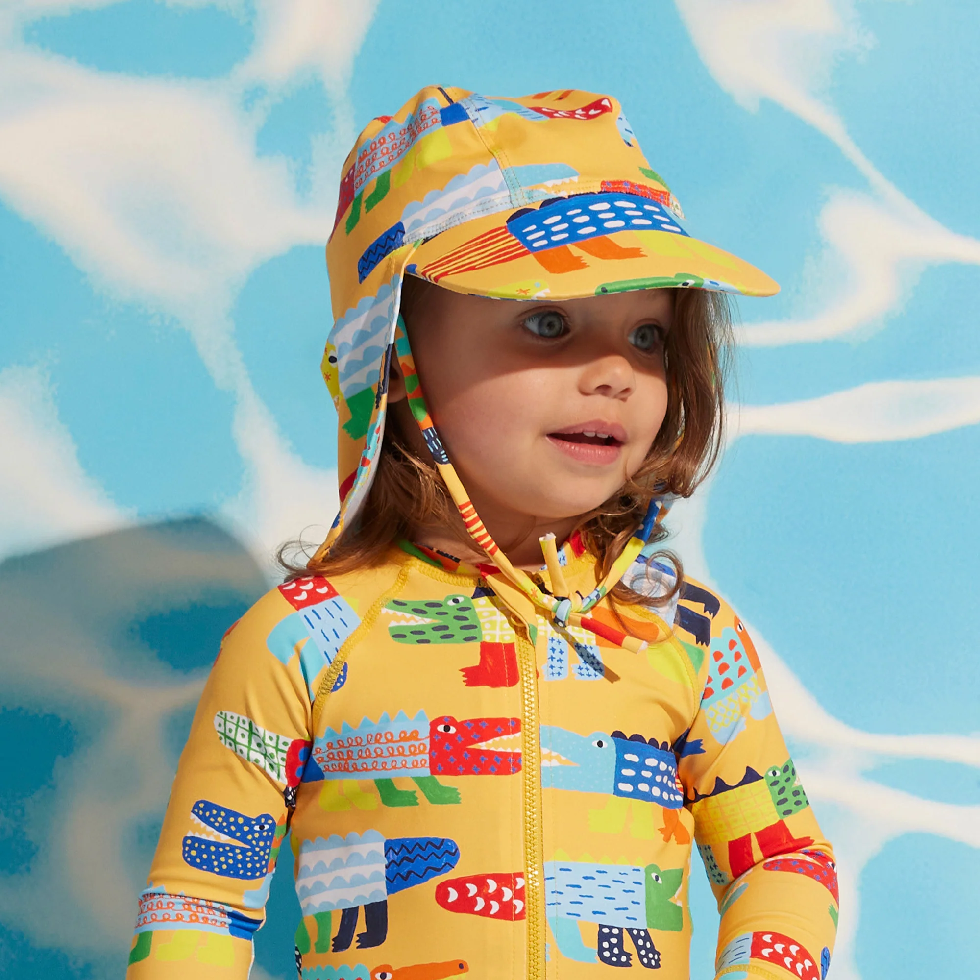 Baby Long Sleeve Rash Suit Chomp - Image 3