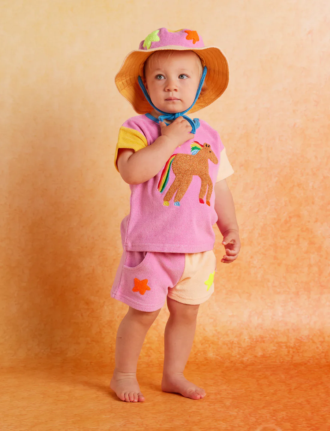 Giddy Up Terry Kids Bucket Hat - Image 2